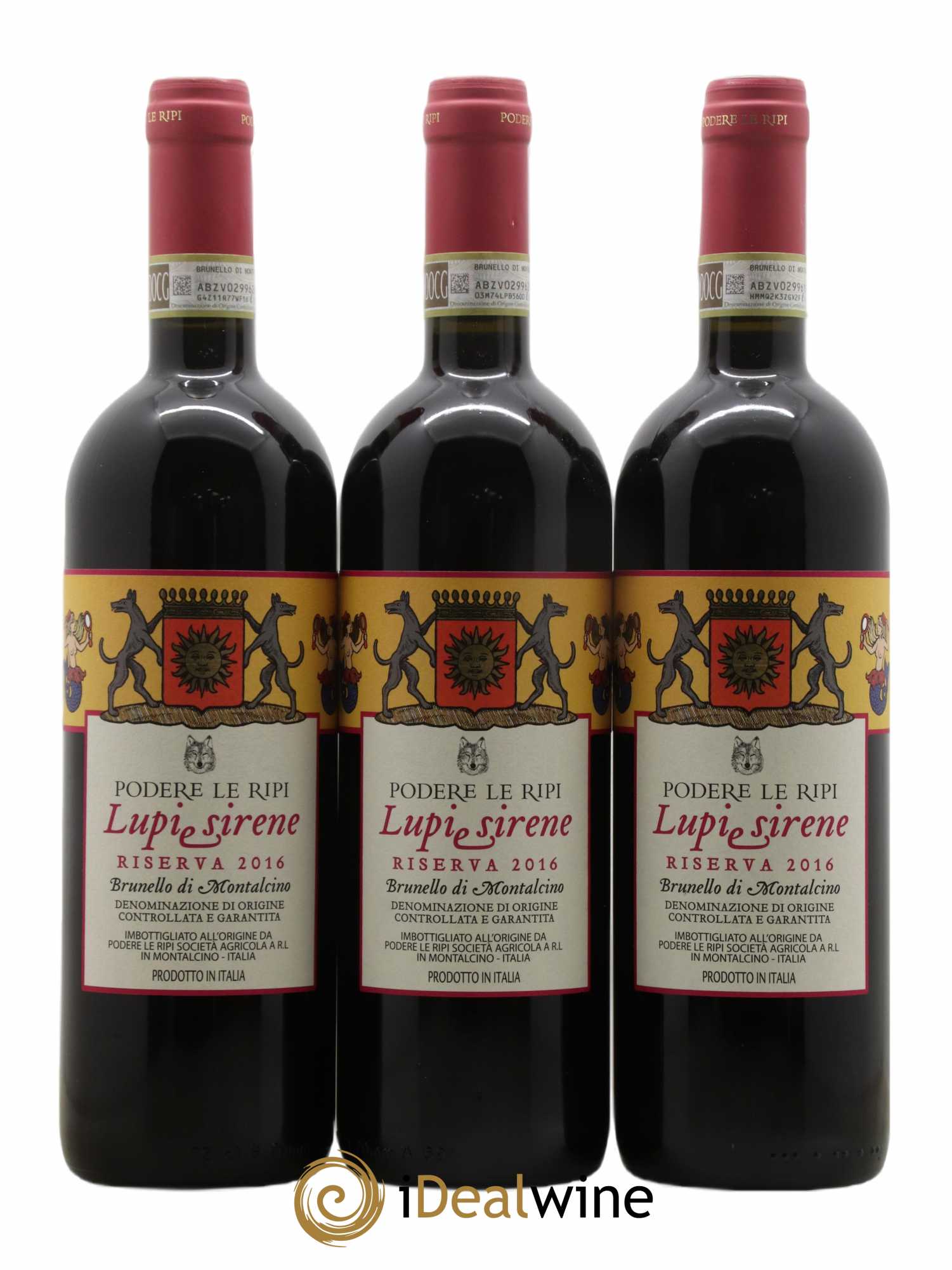 Brunello di Montalcino DOCG Lupi e Sirene Riserva Podere Le Ripi 2016 - Lotto di 6 bottiglie - 2