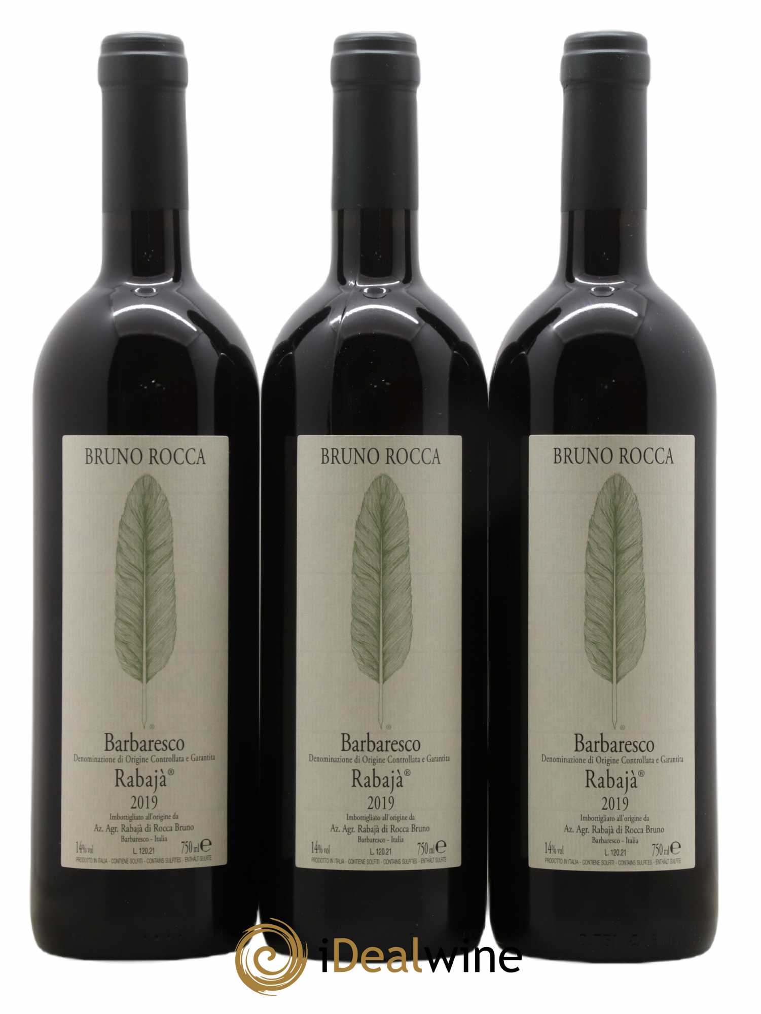 Barbaresco DOCG Rabajà Bruno Rocca 2019 - Lotto di 3 bottiglie - 0