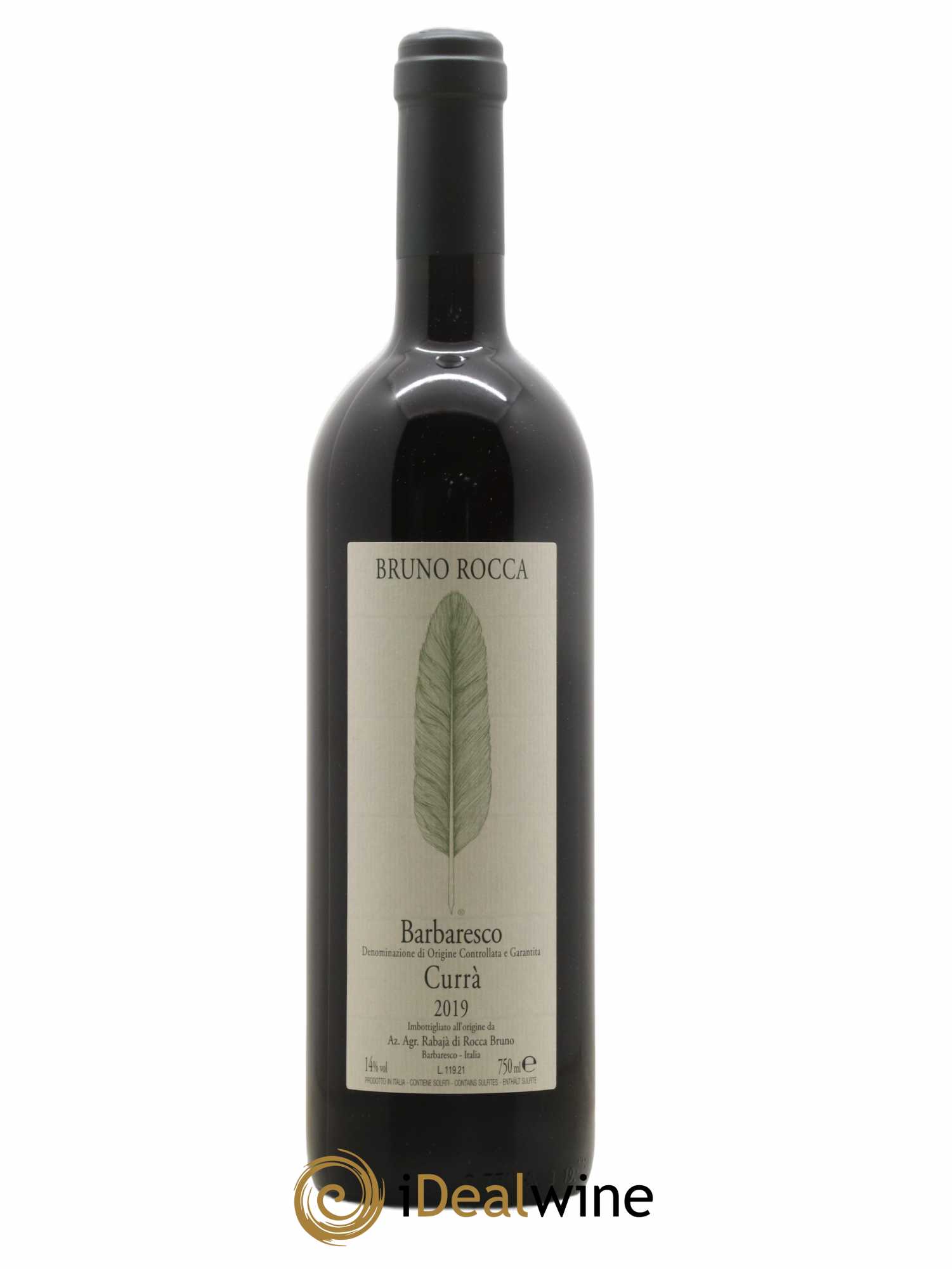 Barbaresco DOCG Currà Bruno Rocca 2019 - Lot de 1 bouteille - 0
