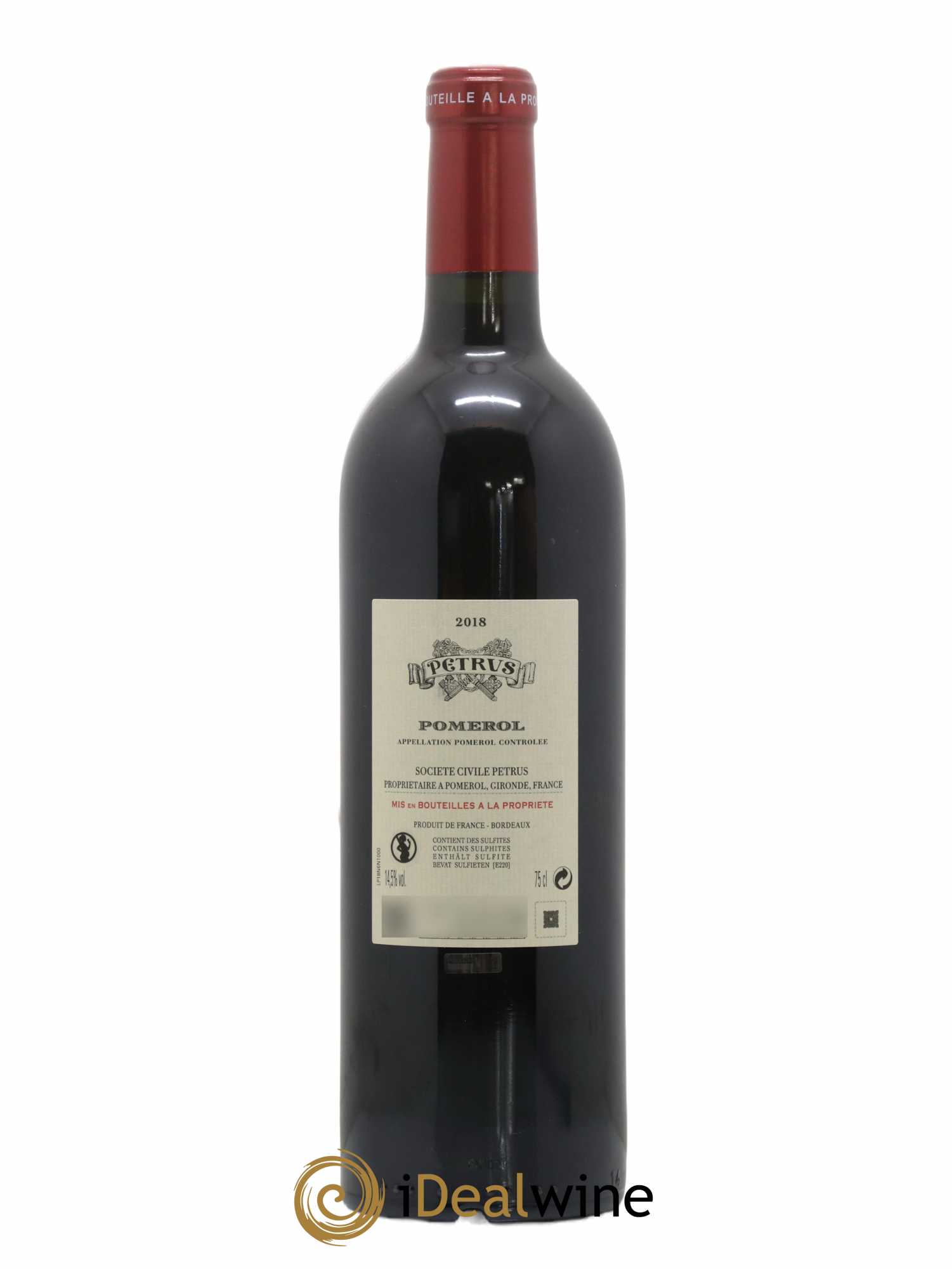Petrus 2018 - Lot de 1 bouteille - 1