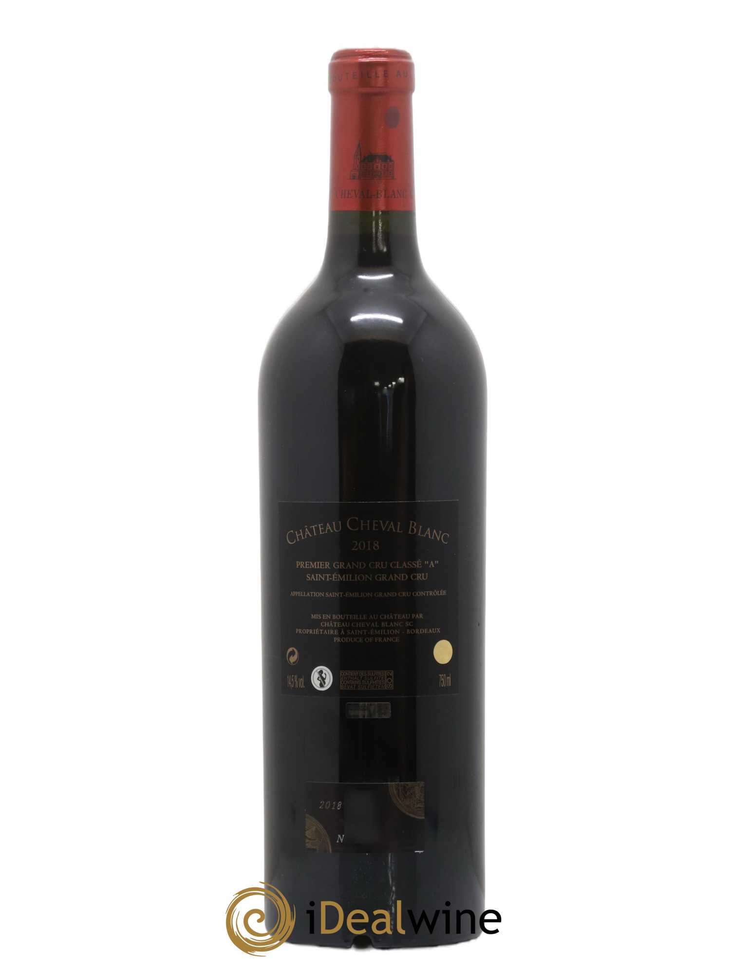 Château Cheval Blanc 1er Grand Cru Classé A 2018 - Lot de 1 bouteille - 1