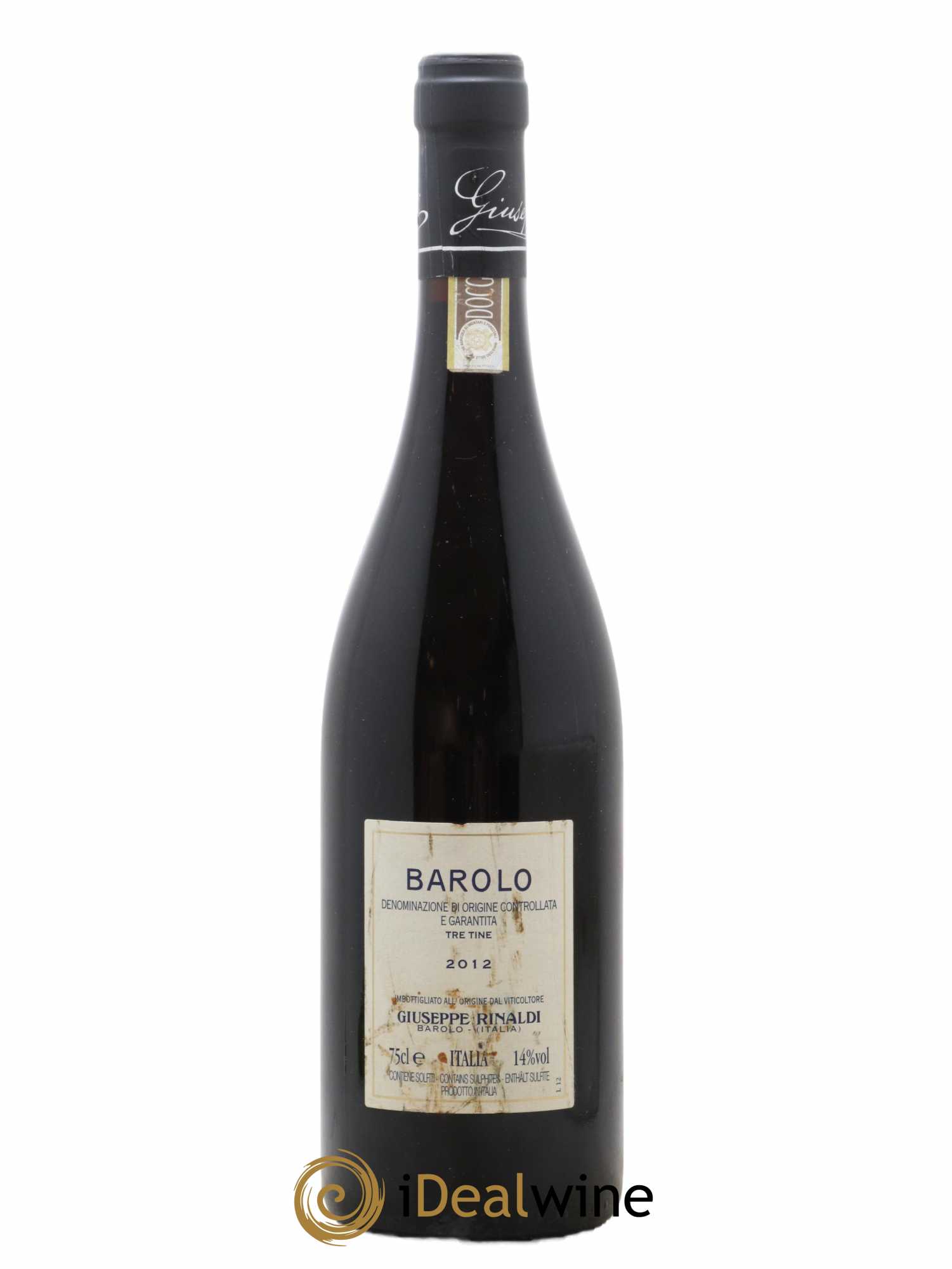 Barolo DOCG Tre Tine Giuseppe Rinaldi 2012 - Posten von 1 Flasche - 1