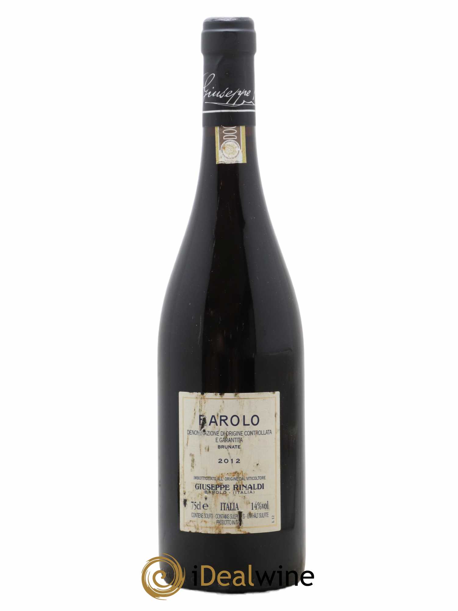 Barolo DOCG Brunate Giuseppe Rinaldi 2012 - Lot de 1 bouteille - 1