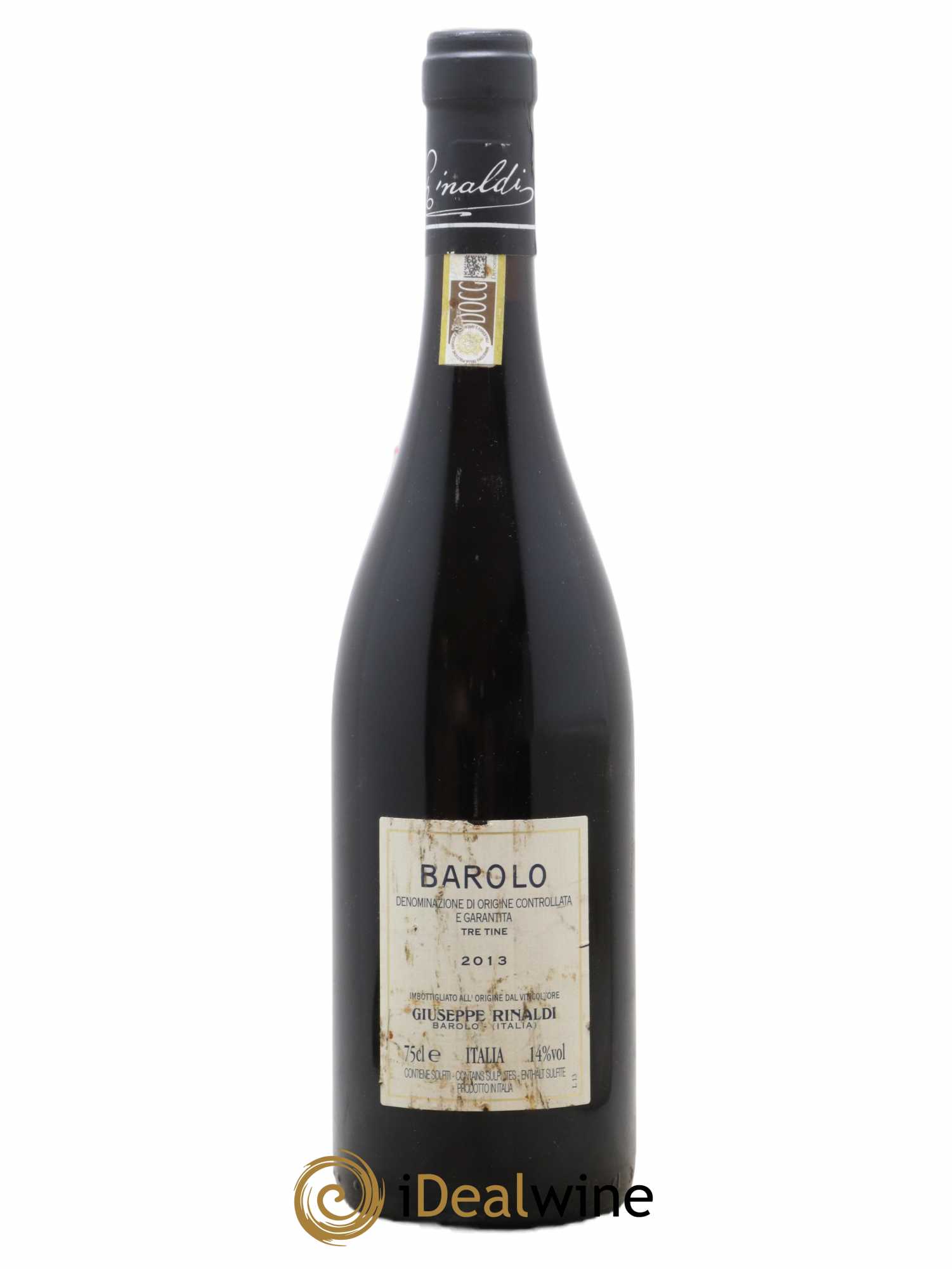 Barolo DOCG Tre Tine Giuseppe Rinaldi 2013 - Lot de 1 bouteille - 1