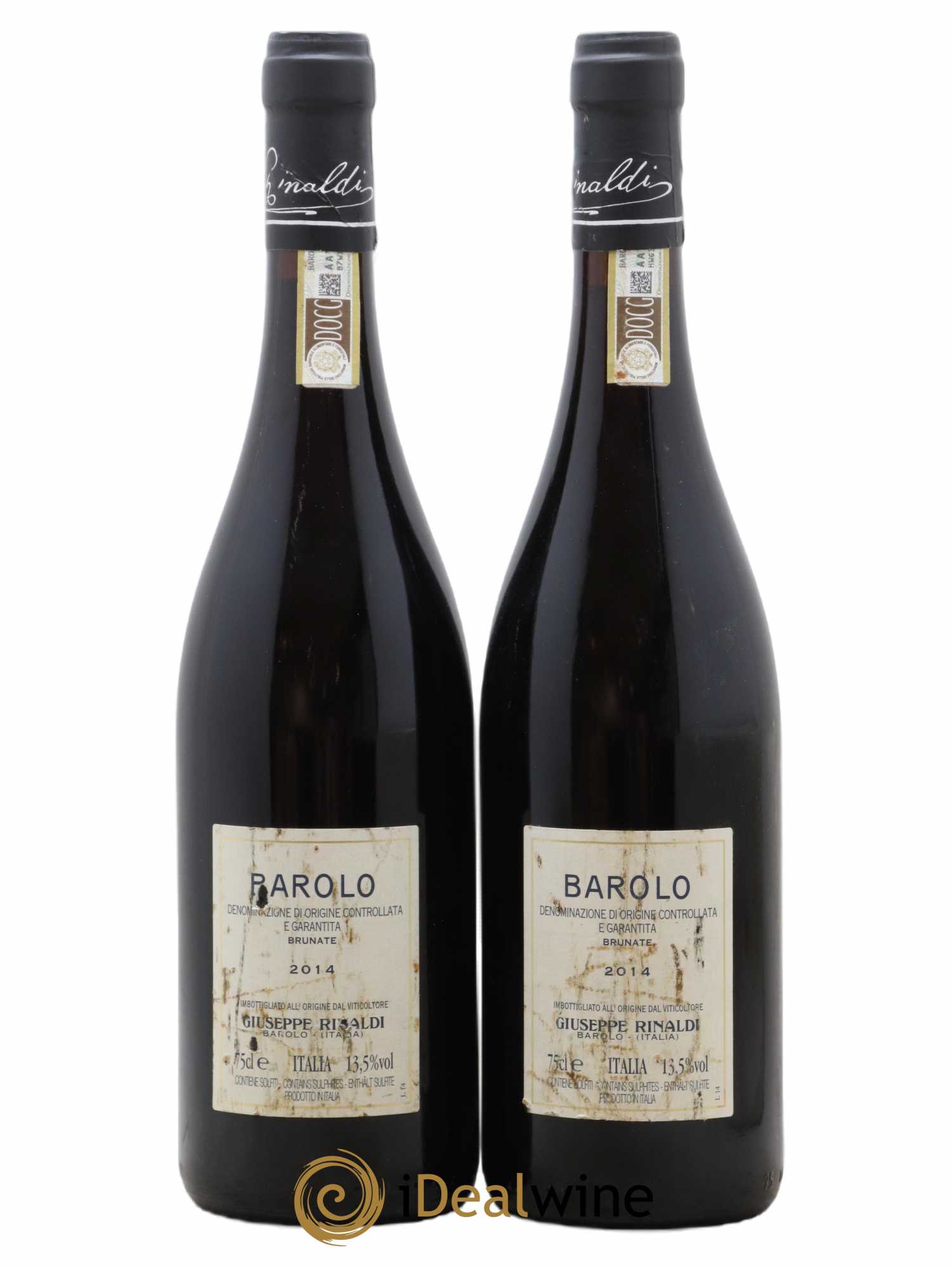 Barolo DOCG Brunate Giuseppe Rinaldi 2014 - Lot de 2 bouteilles - 1