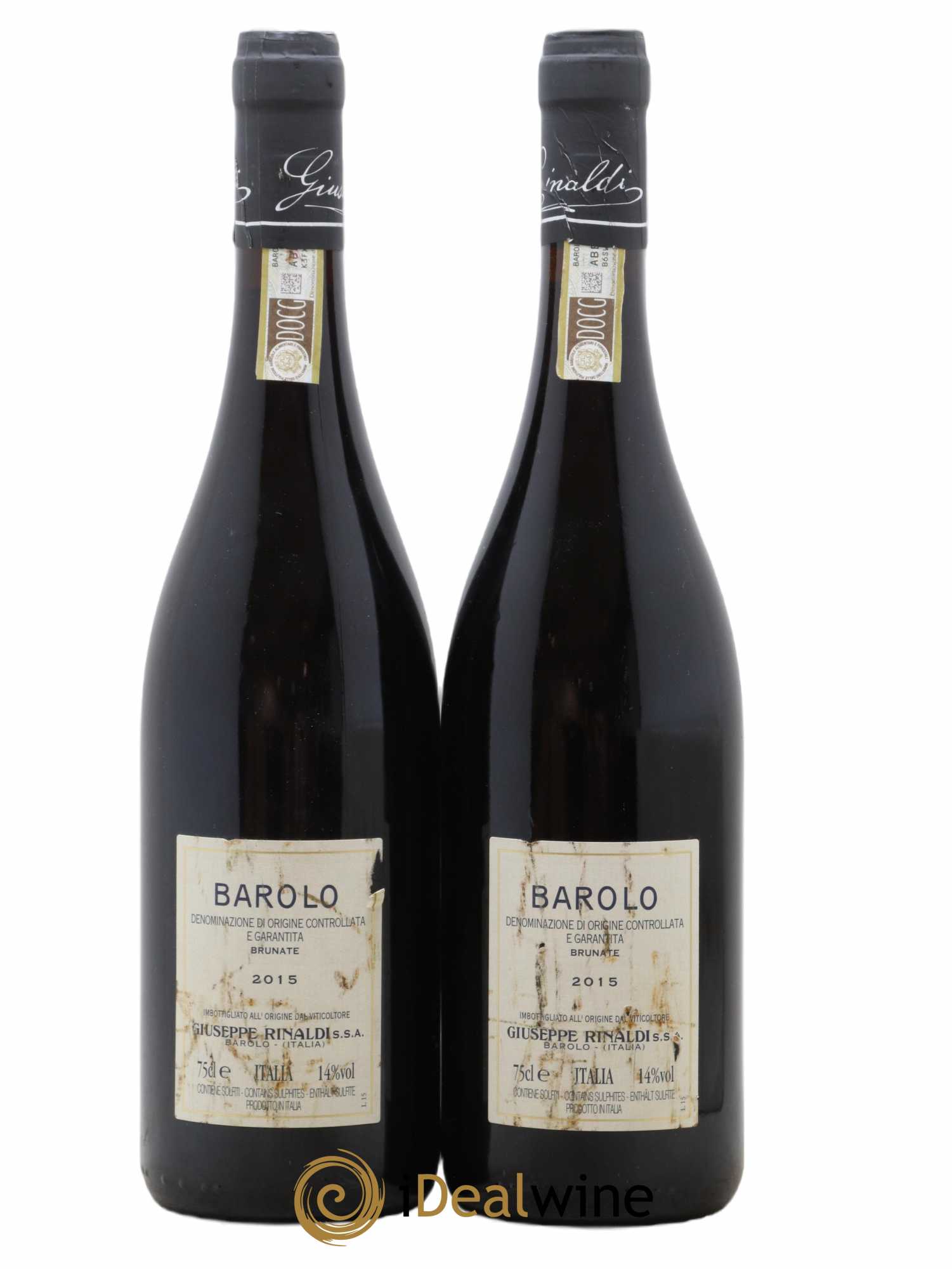 Barolo DOCG Brunate Giuseppe Rinaldi 2015 - Lotto di 2 bottiglie - 1