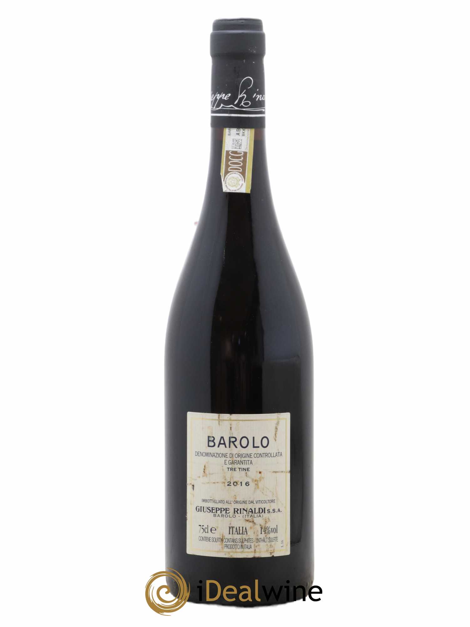 Barolo DOCG Tre Tine Giuseppe Rinaldi 2016 - Lotto di 1 bottiglia - 1