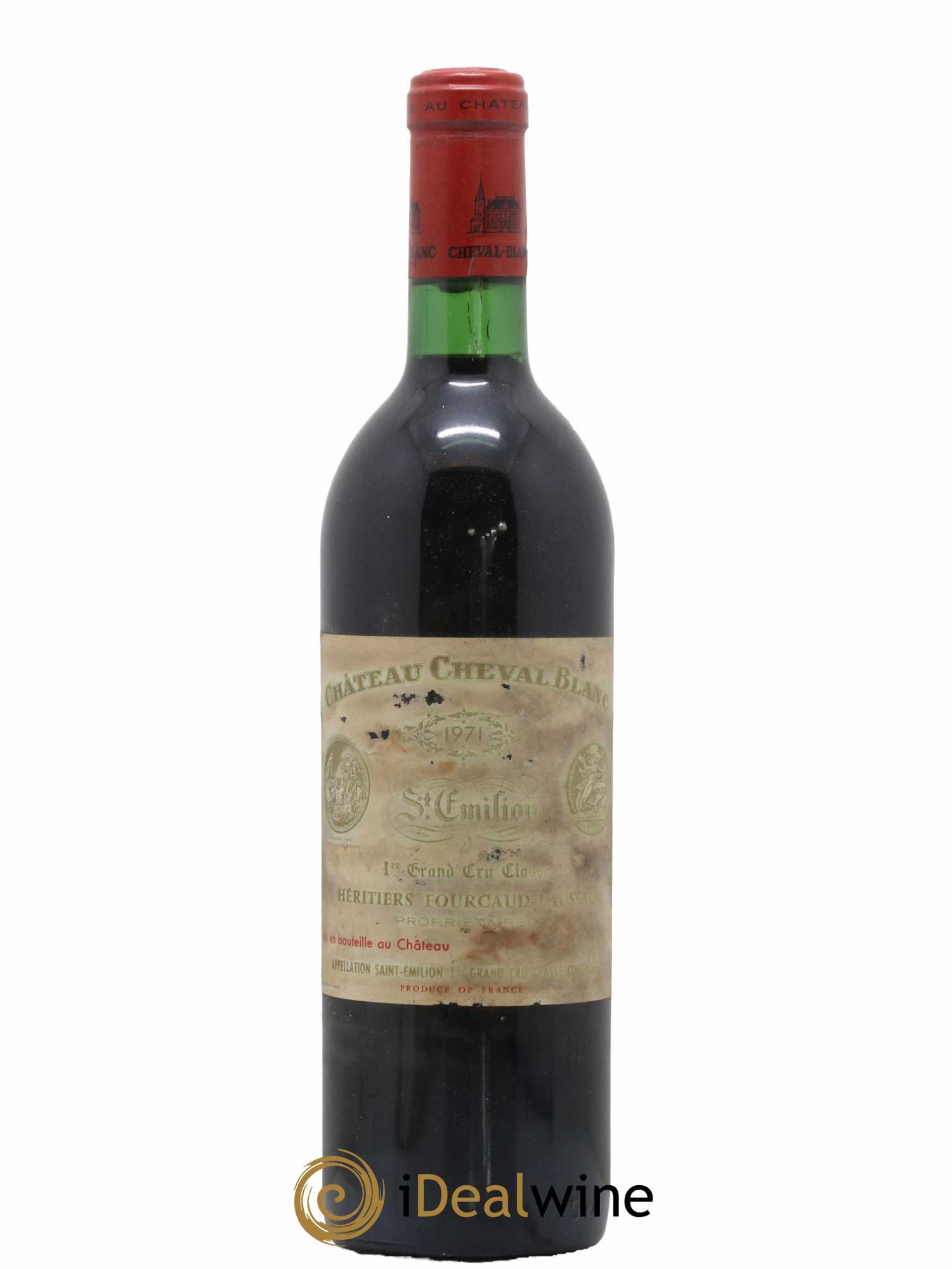 Château Cheval Blanc 1er Grand Cru Classé A 1971 - Lot de 1 bouteille - 0