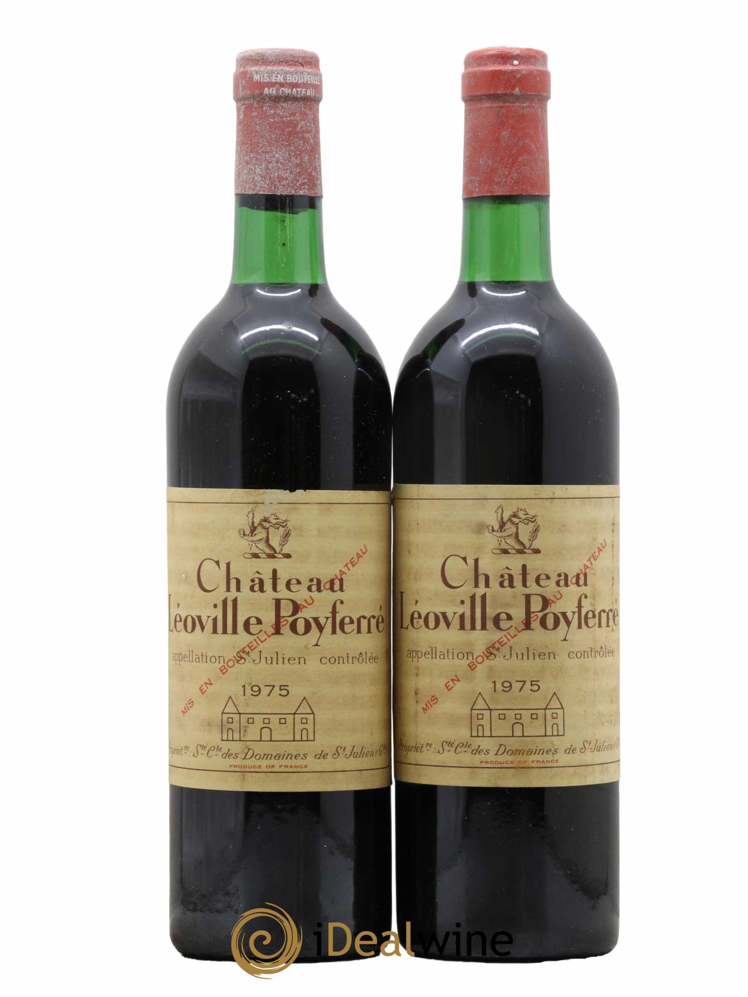 Château Léoville Poyferré 2ème Grand Cru Classé 1975 - Lot de 2 bouteilles - 0