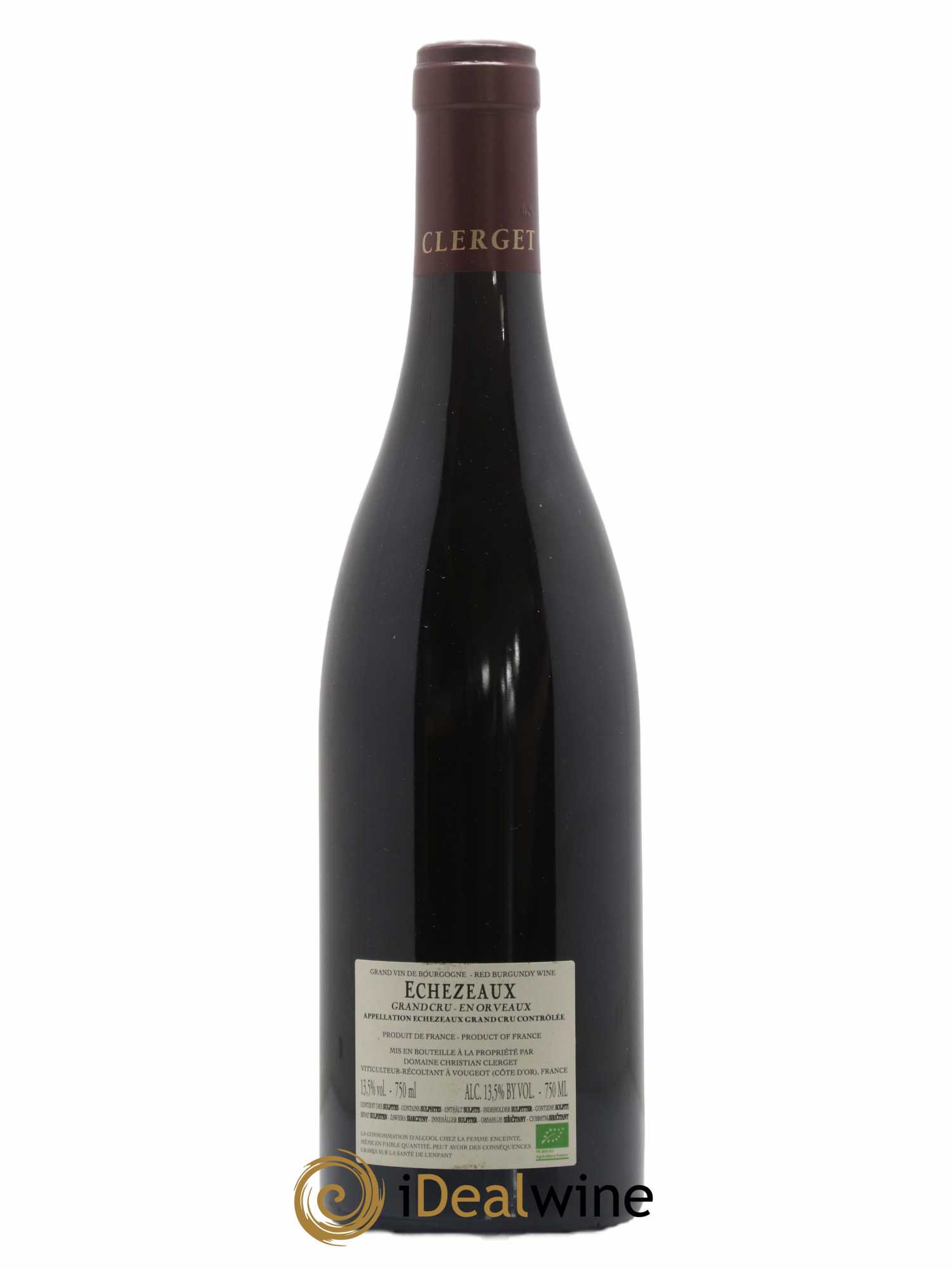 Echezeaux Grand Cru En Orveaux Christian Clerget 2019 - Lotto di 1 bottiglia - 1