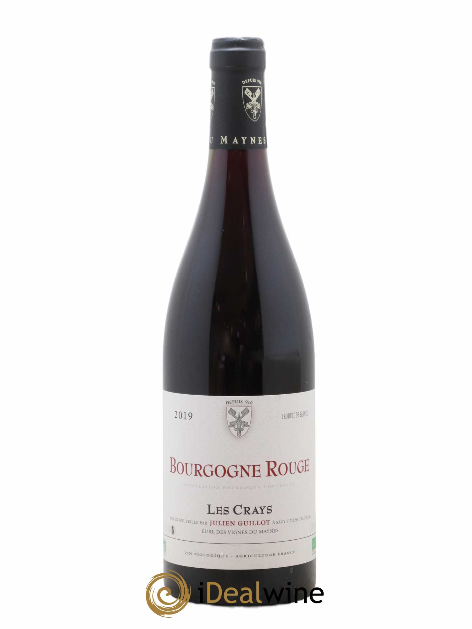 Bourgogne Les Crays Les Vignes du Maynes 2019 - Lot de 1 bouteille - 0