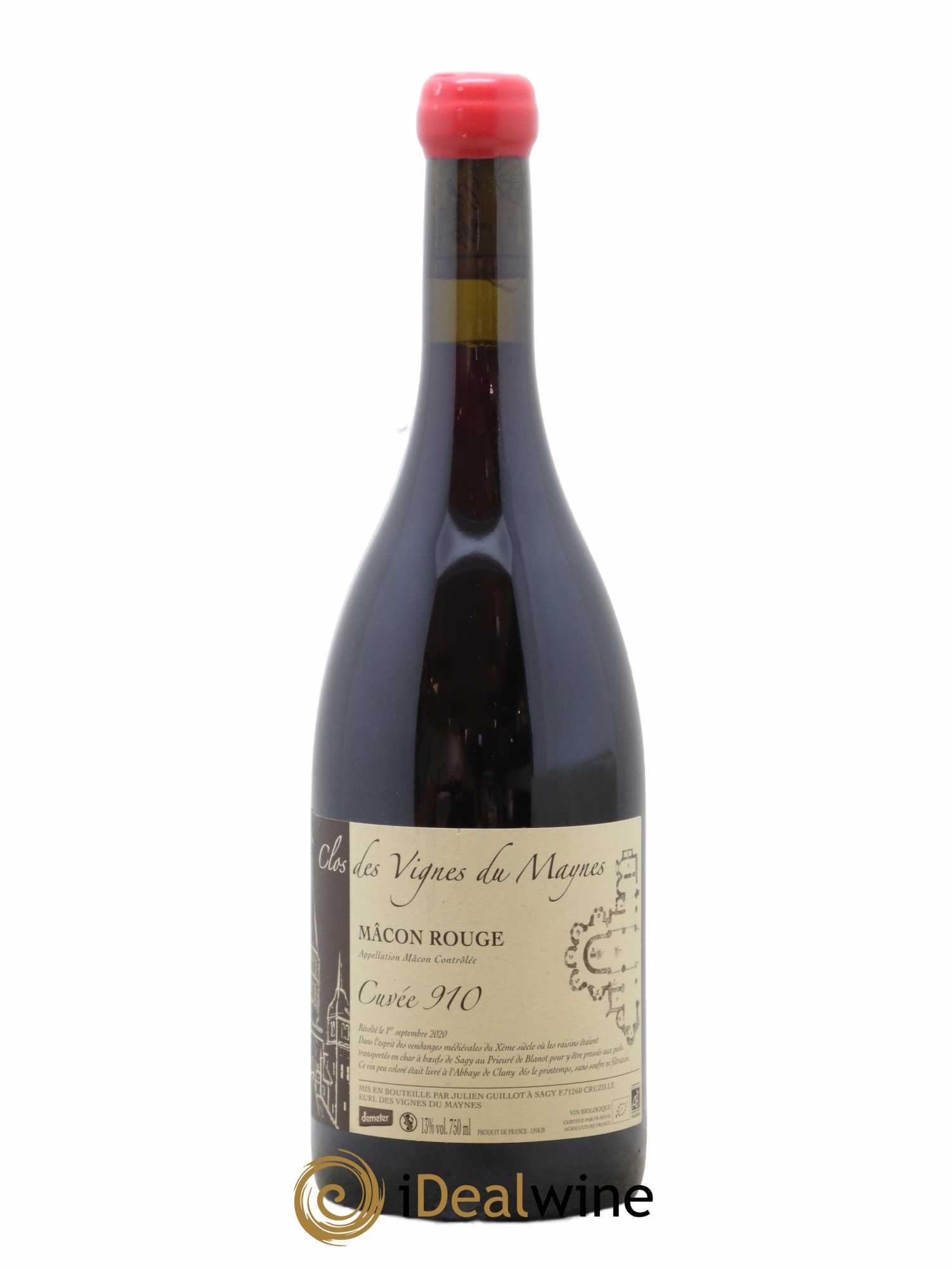 Mâcon Cuvée 910 Les Vignes du Maynes 2020 - Lot de 1 bouteille - 0