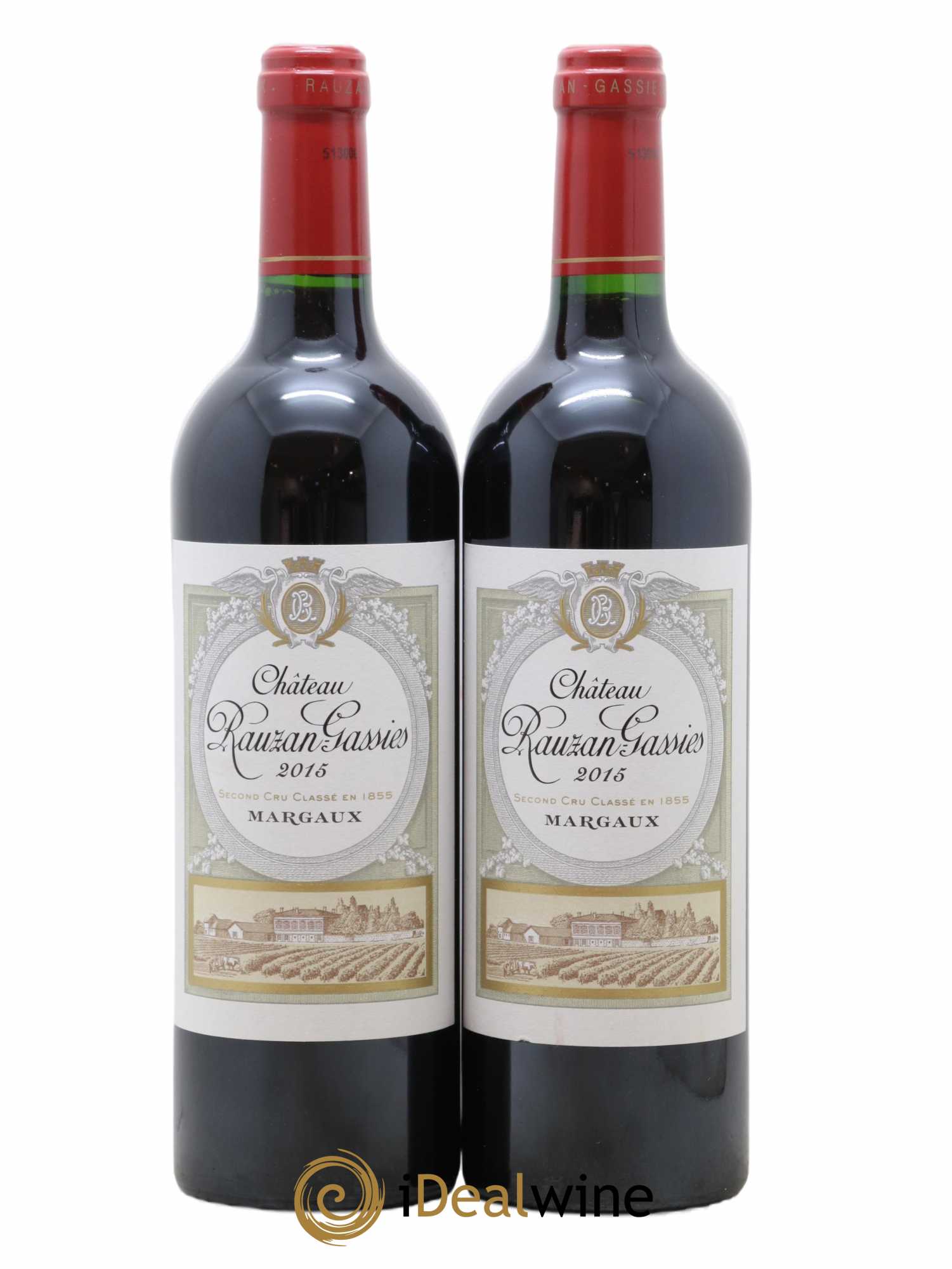 Château Rauzan-Gassies 2ème Grand Cru Classé 2015 - Lot de 2 bouteilles - 0