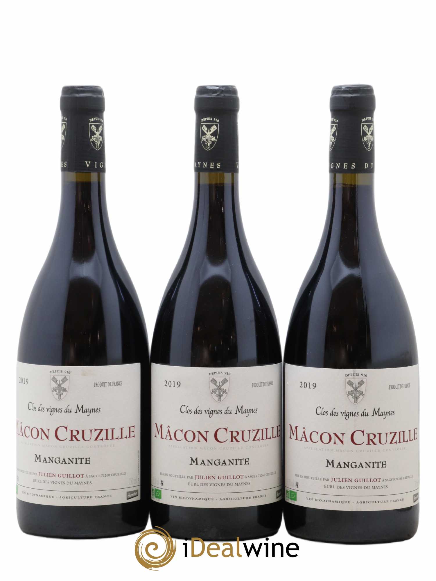 Mâcon-Cruzille Manganite Les Vignes du Maynes 2019 - Lot de 3 bouteilles - 0