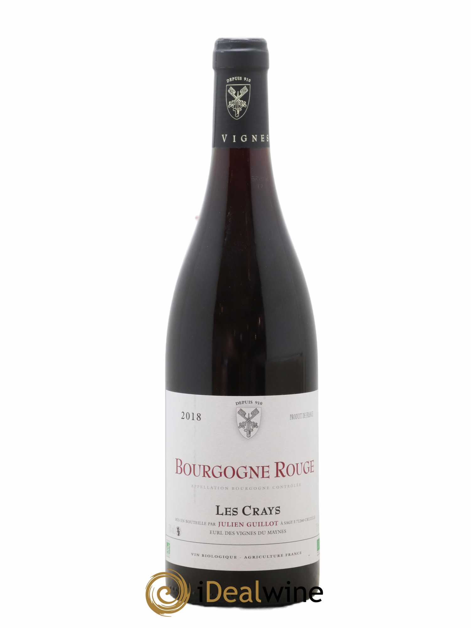Bourgogne Les Crays Les Vignes du Maynes 2018 - Lot de 1 bouteille - 0