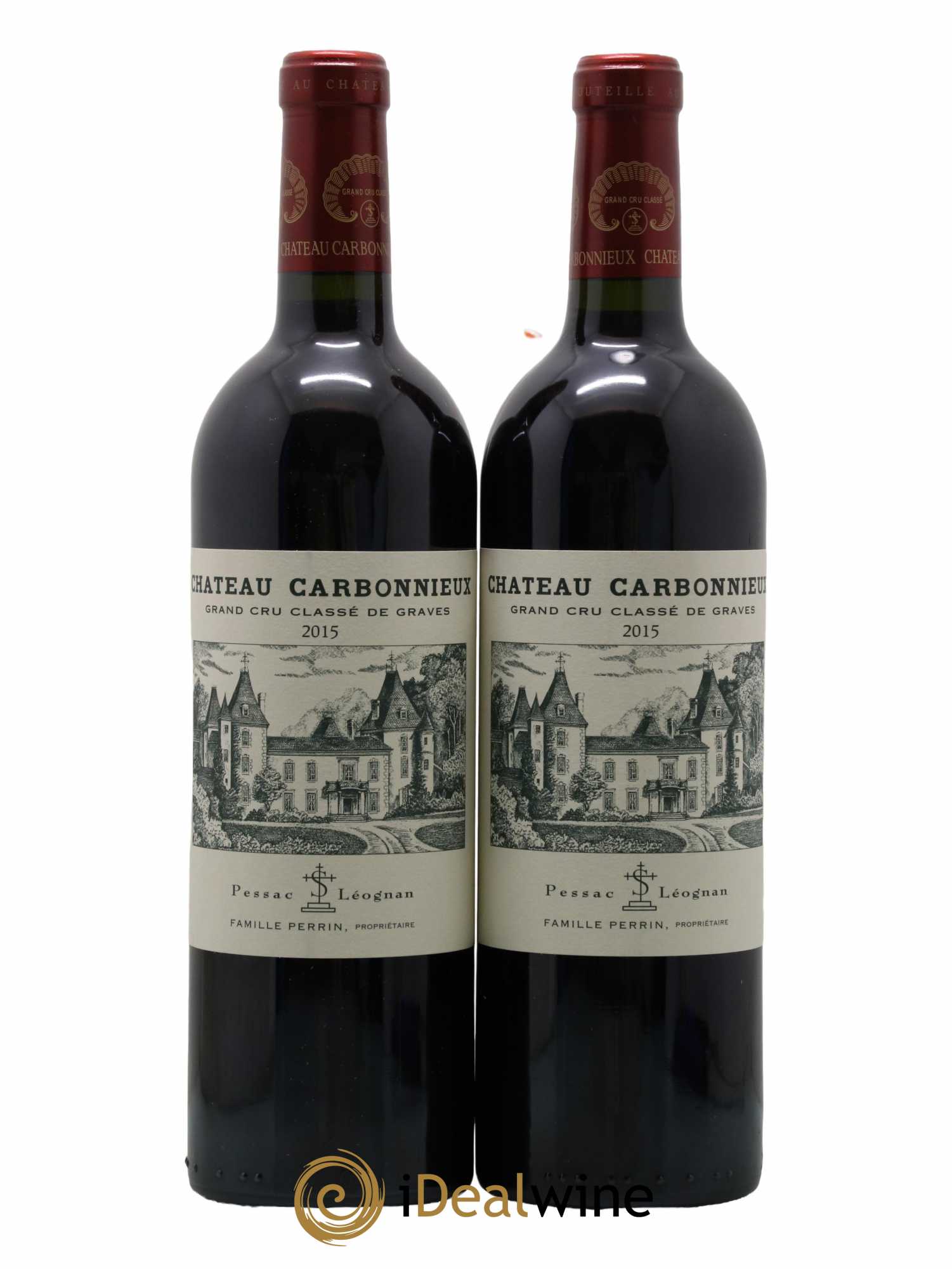 Château Carbonnieux Cru Classé de Graves 2015 - Lot de 2 bouteilles - 0