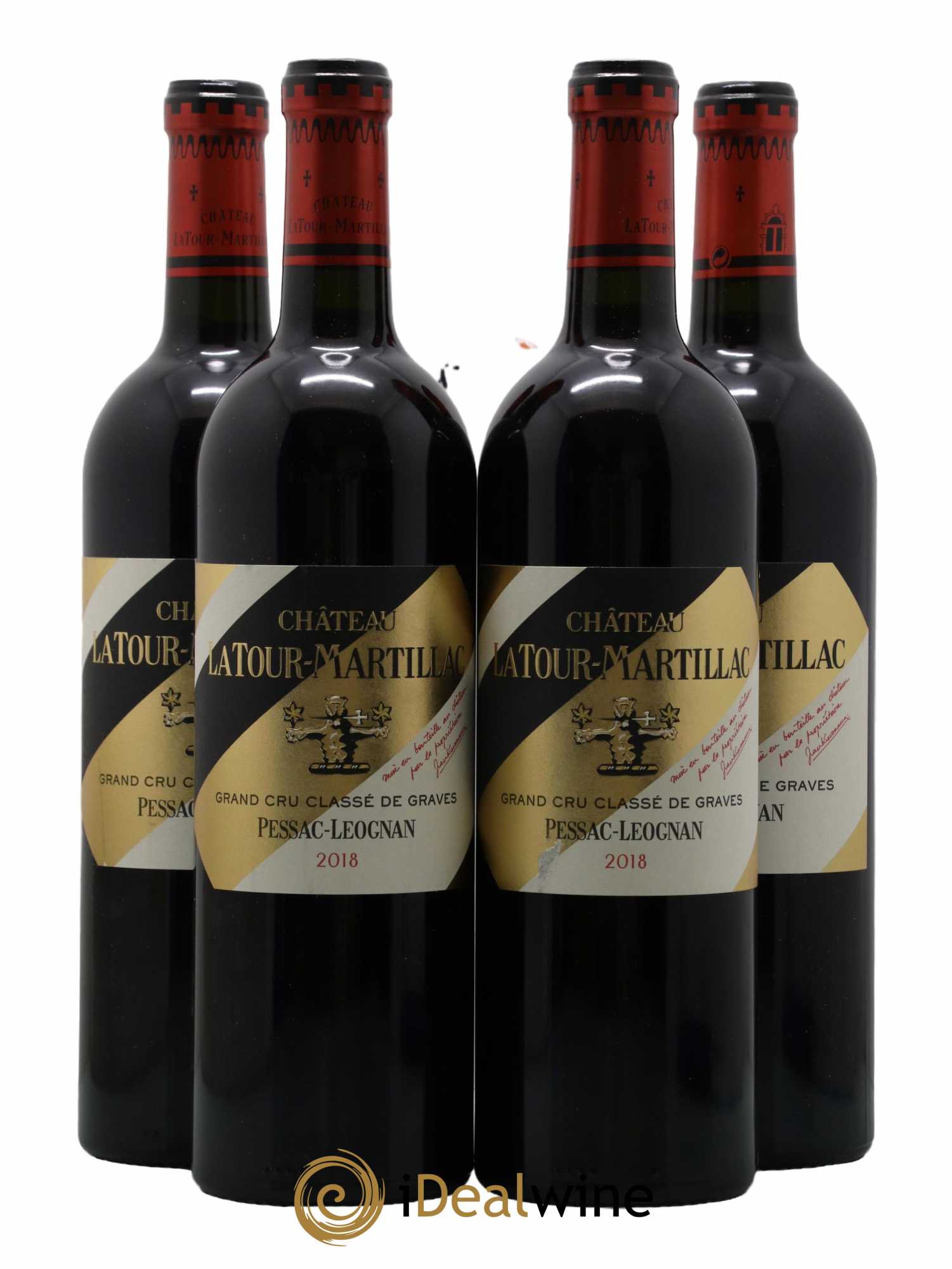 Château Latour-Martillac Cru Classé de Graves 2018 - Lot de 4 bouteilles - 0