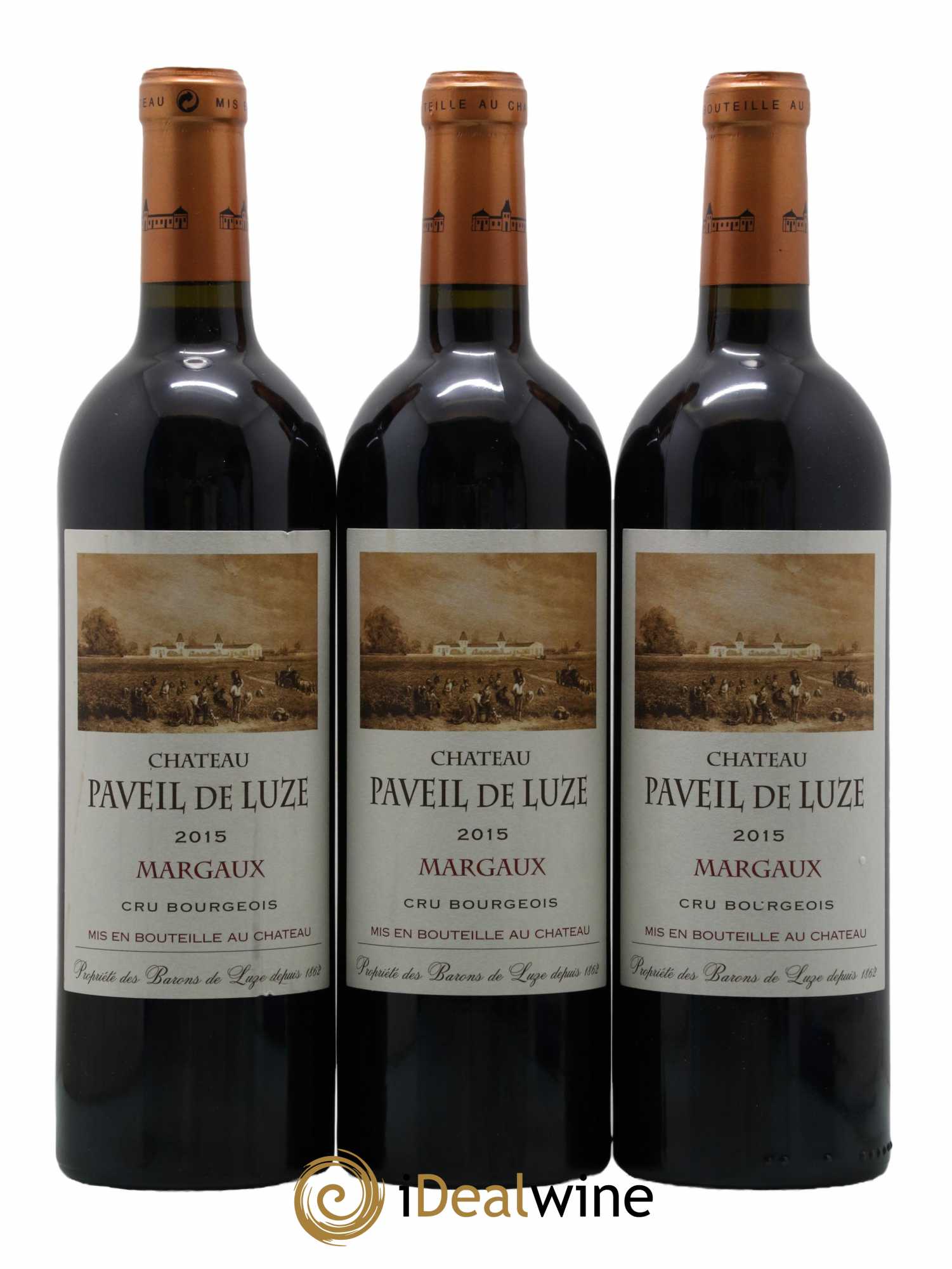 Château Paveil de Luze Cru Bourgeois 2018 - Lot de 3 bouteilles - 0