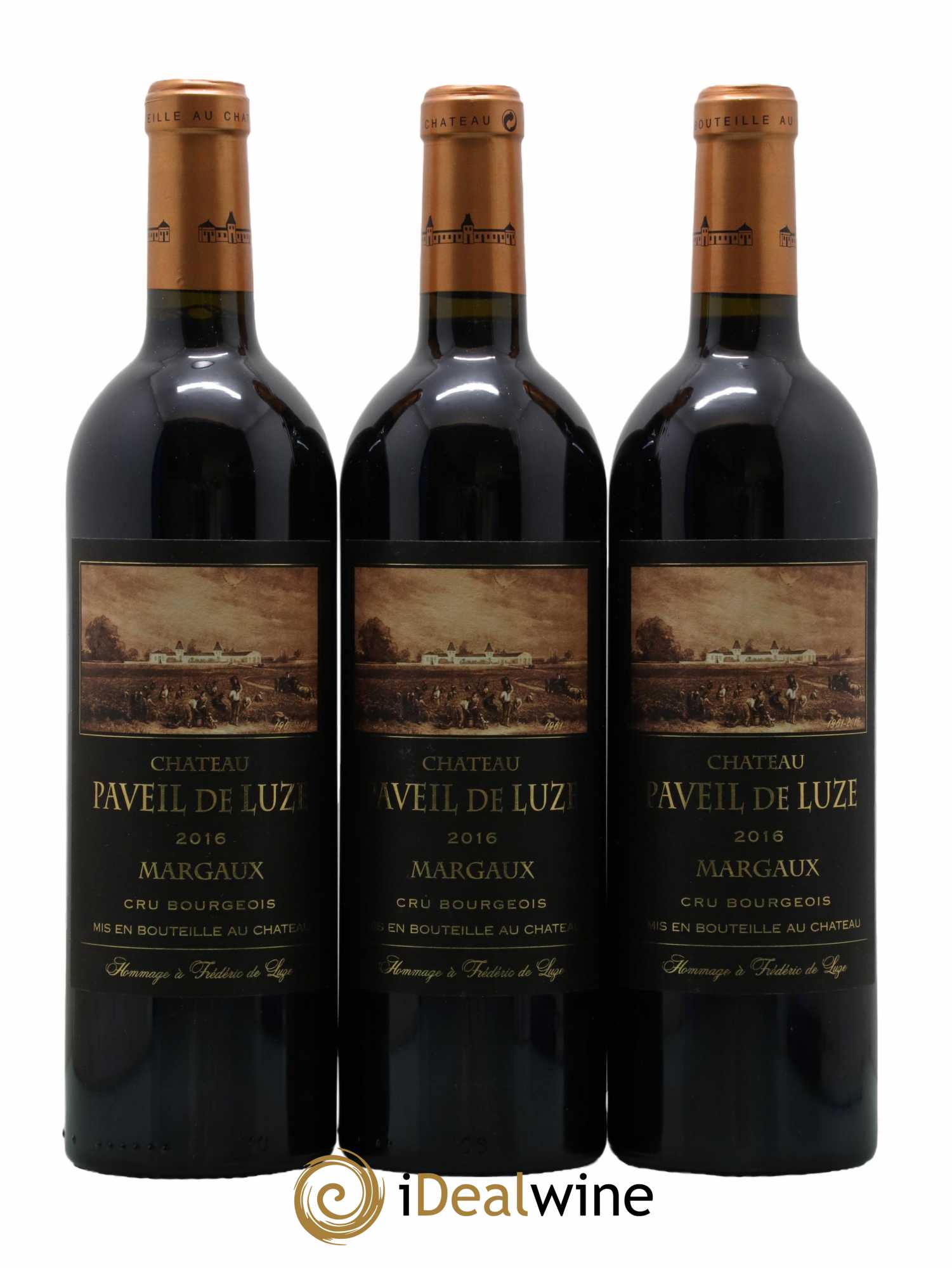 Château Paveil de Luze Cru Bourgeois 2016 - Lot de 6 bouteilles - 2