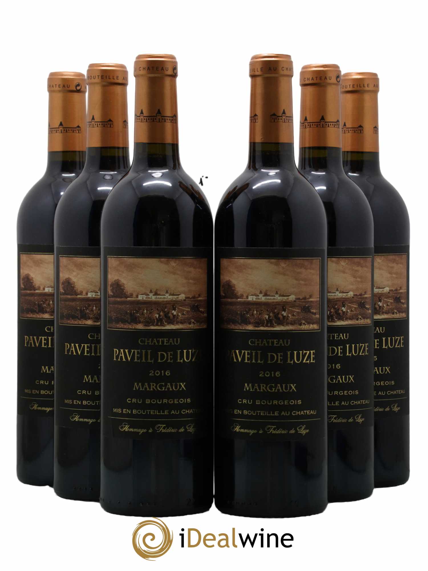 Château Paveil de Luze Cru Bourgeois 2016 - Lot de 6 bouteilles - 0