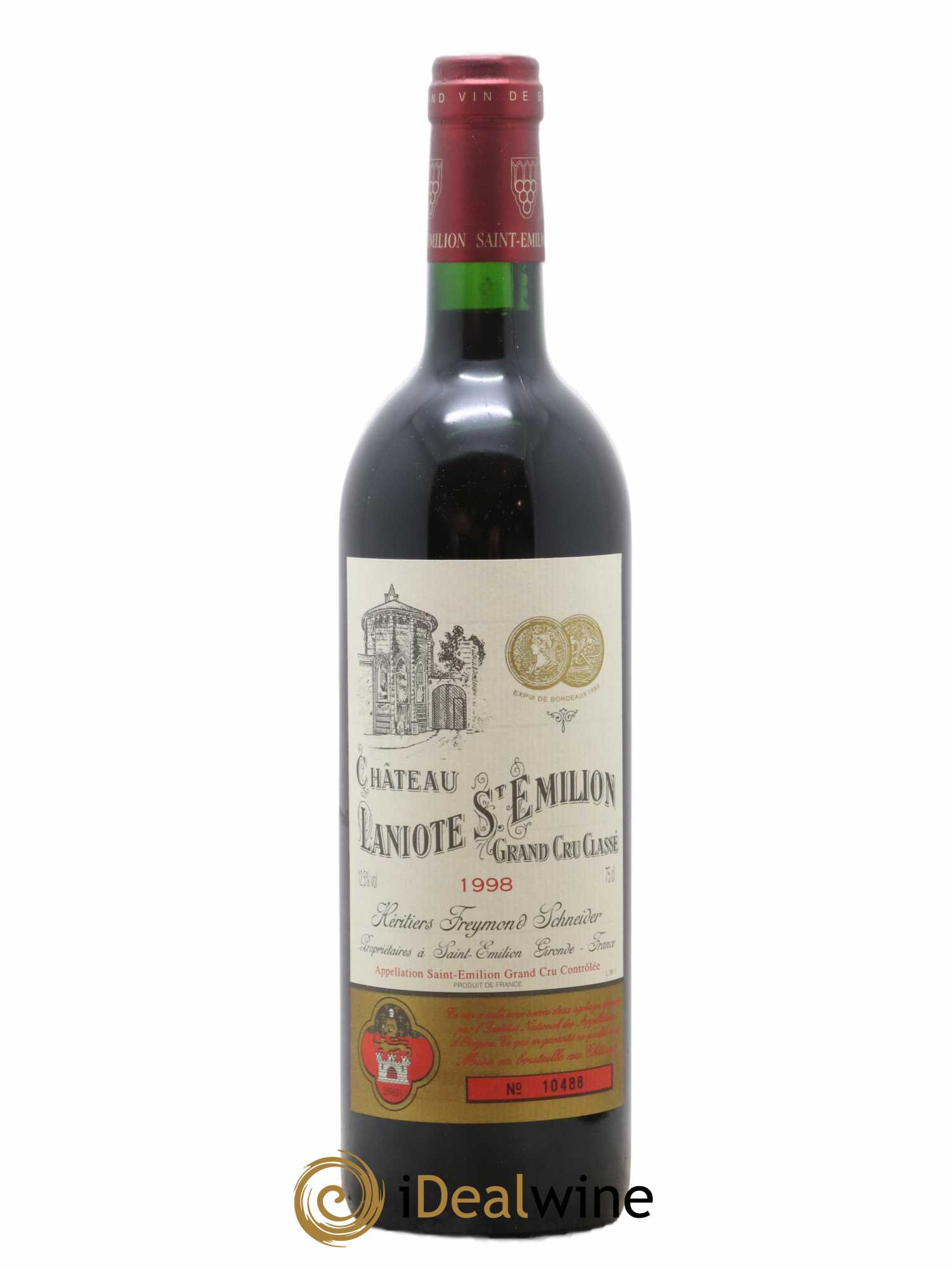 Château Laniote Grand Cru Classé 1998 - Lot de 1 bouteille - 0