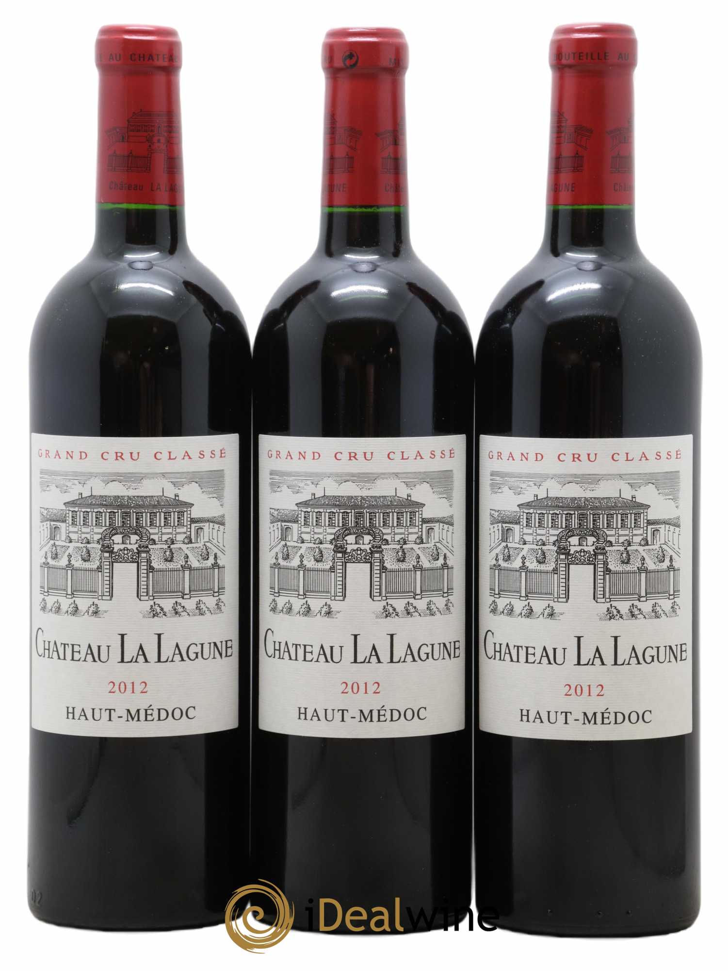 Château la Lagune 3ème Grand Cru Classé 2012 - Lot de 3 bouteilles - 0