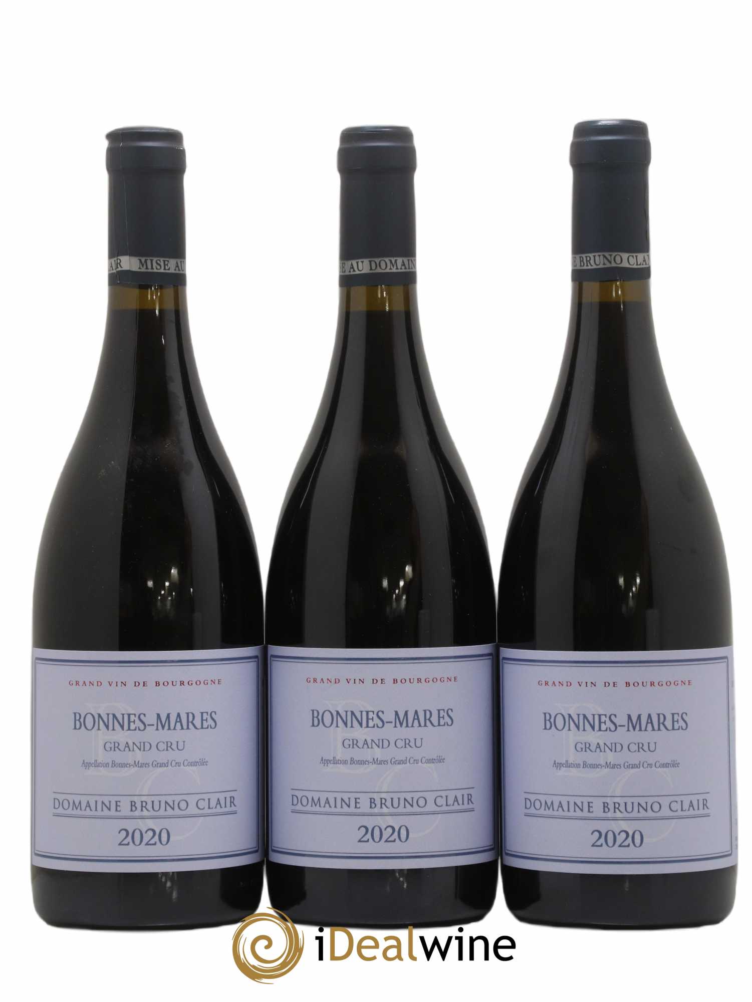 Bonnes-Mares Grand Cru Bruno Clair (Domaine) 2020 - Lot de 3 bouteilles - 0