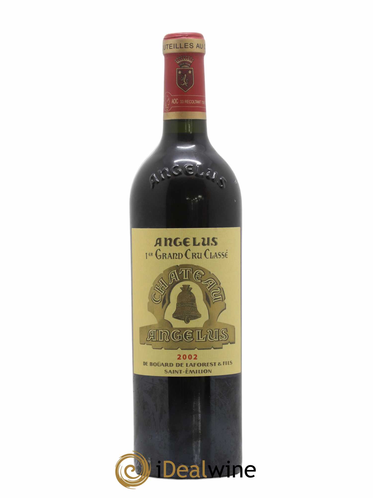 Château Angélus 1er Grand Cru Classé A 2002 - Lot de 1 bouteille - 0