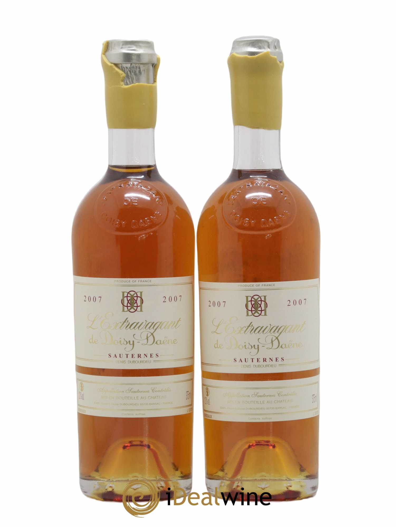 L'Extravagant de Doisy Daëne 2007 - Posten von 2 Demi-Flaschen - 0