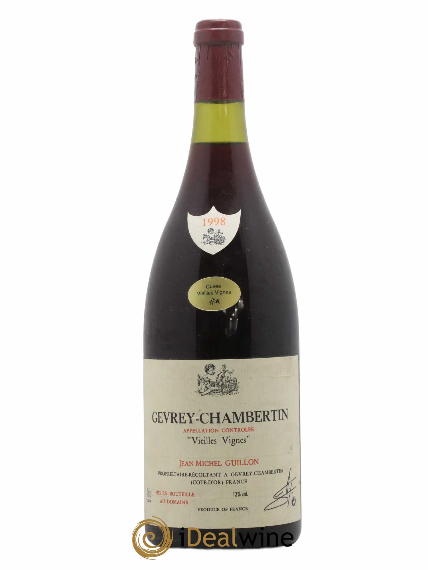 Gevrey-Chambertin Vieilles Vignes Jean-Michel Guillon 1998 - Lotto di 1 magnum - 0