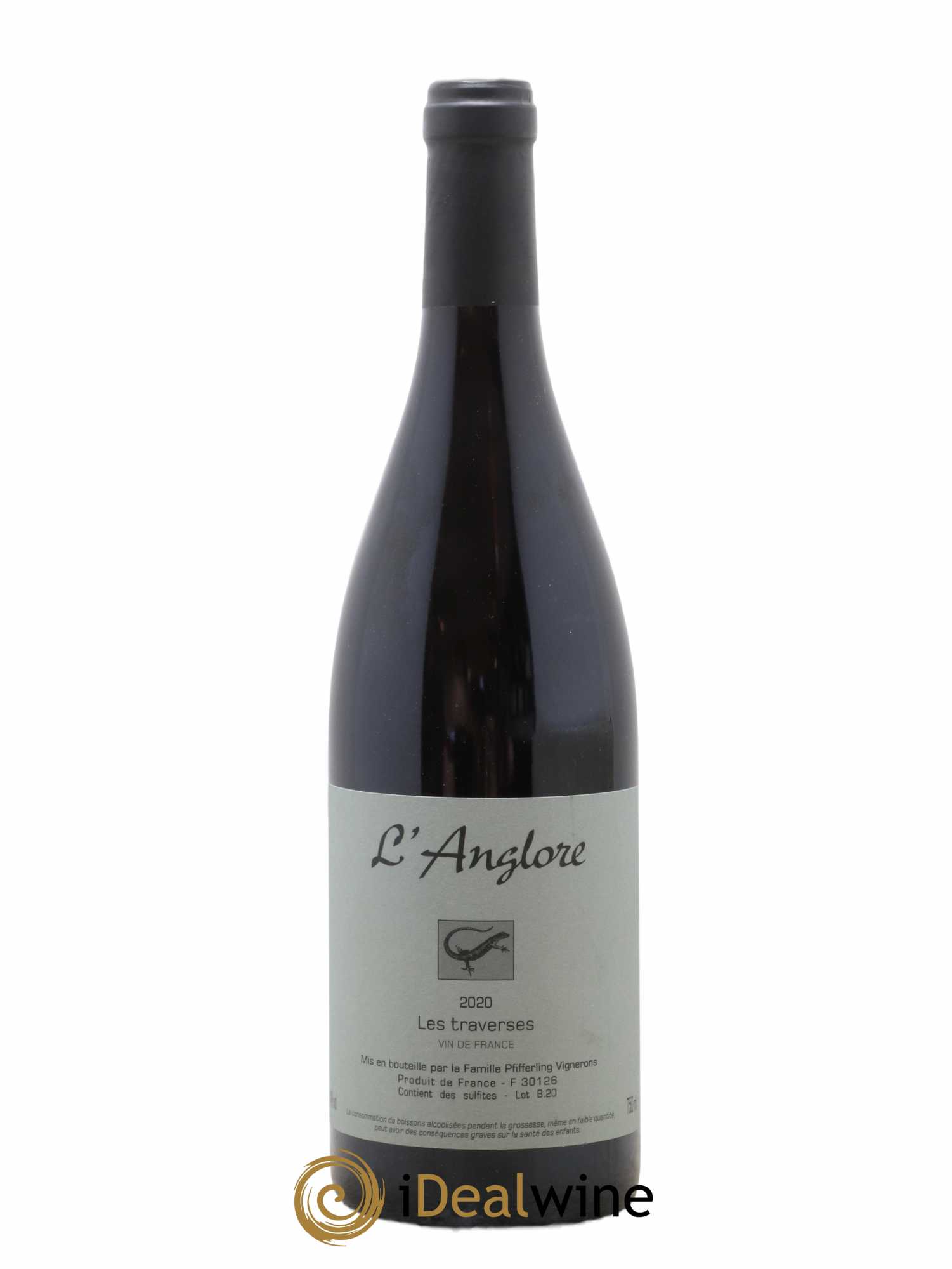 Vin de France Les Traverses L'Anglore 2020 - Lot de 1 bouteille - 0