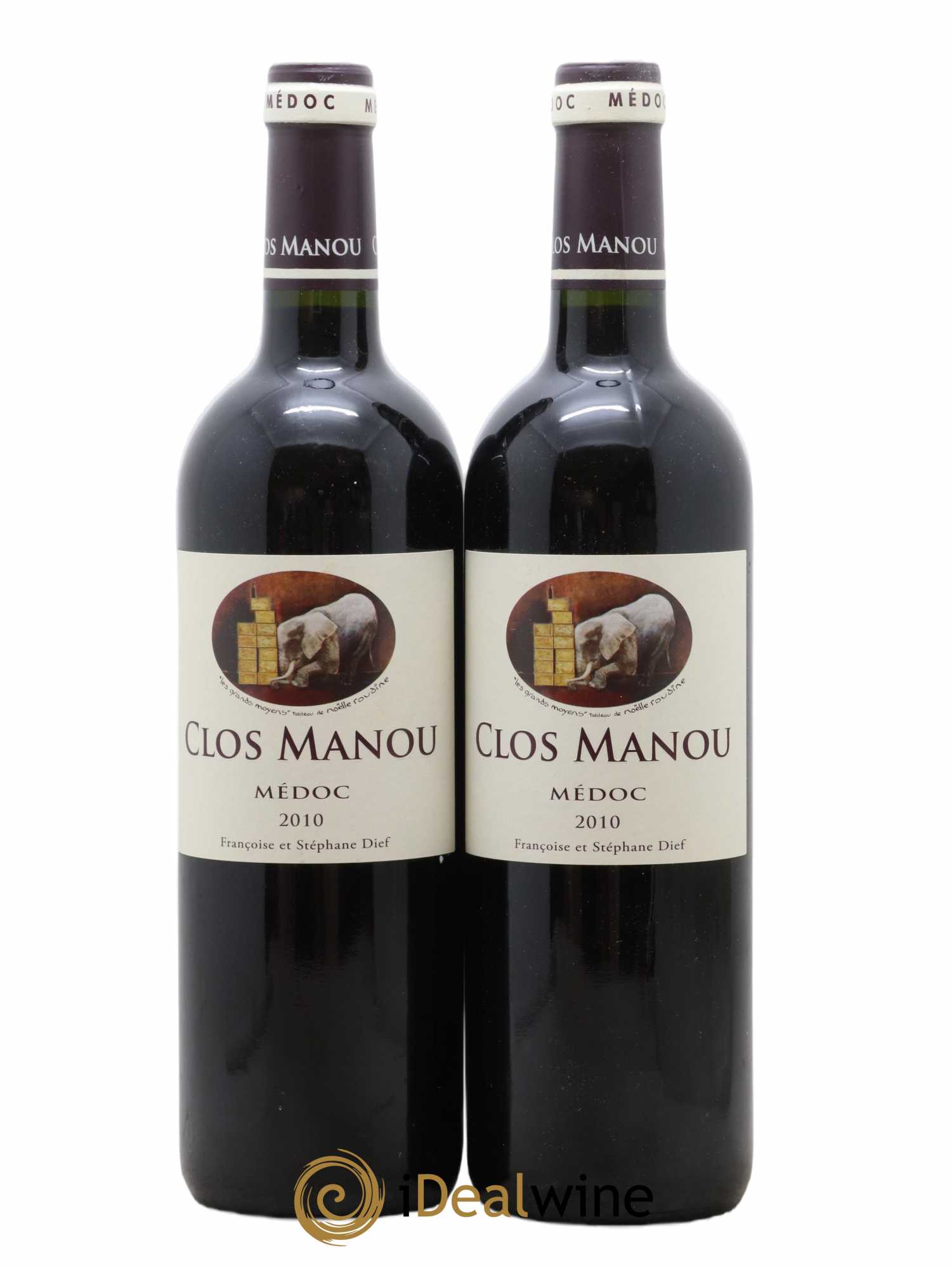 Clos Manou 2010 - Lot de 2 bouteilles - 0