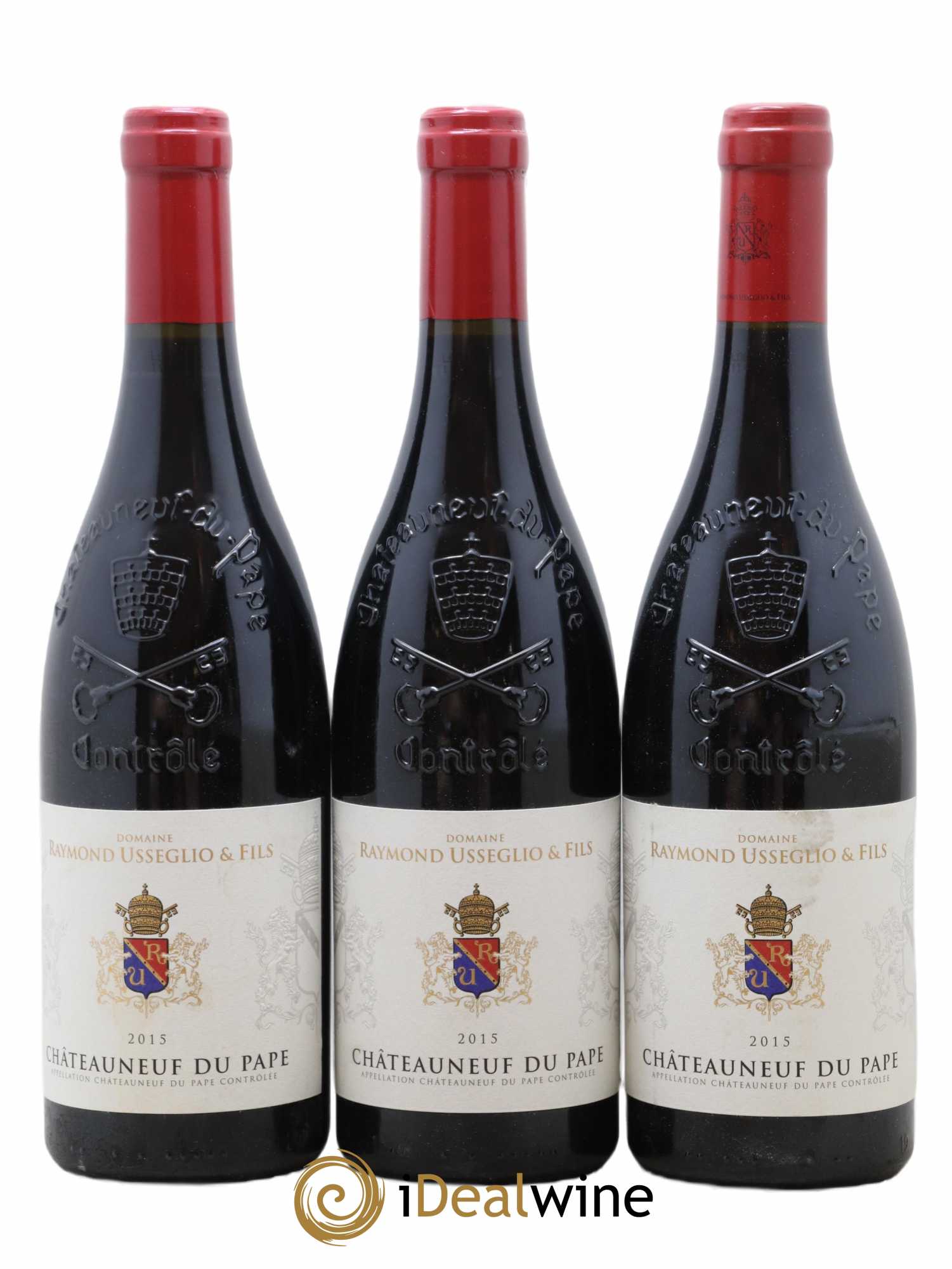 Châteauneuf-du-Pape La Part des Anges Raymond Usseglio (Domaine) 2015 - Lot de 3 bouteilles - 0