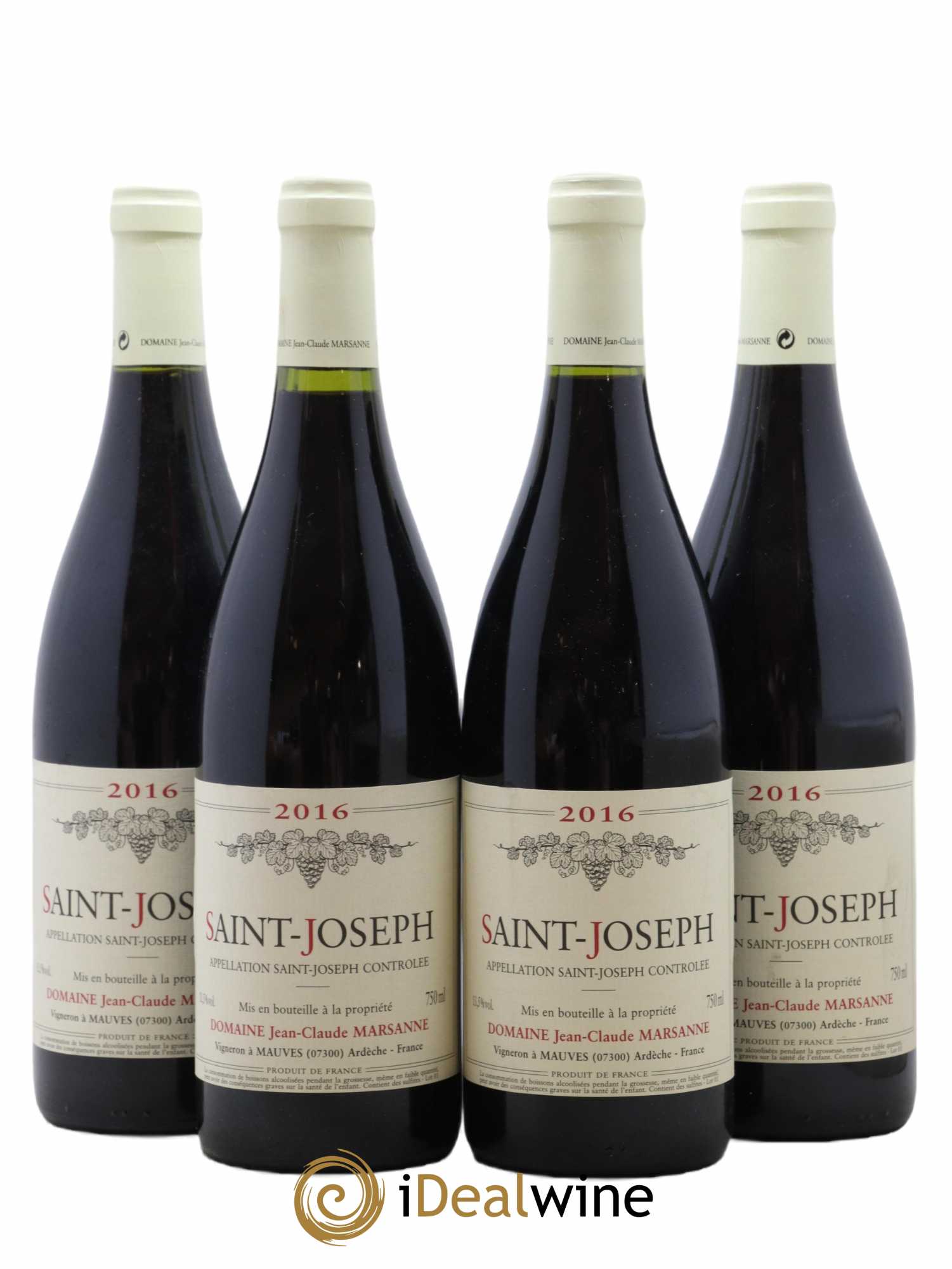 Saint-Joseph Jean-Claude Marsanne (Domaine) 2016 - Lot de 4 bouteilles - 0
