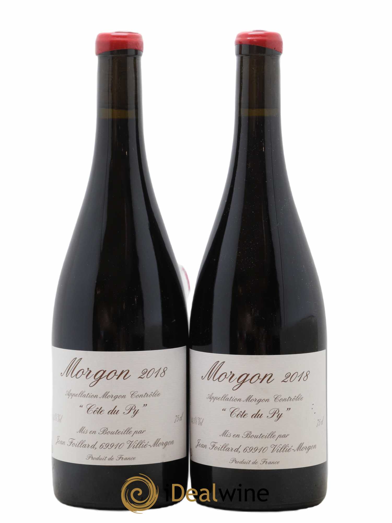 Morgon Côte du Py Jean Foillard 2018 - Lot de 2 bouteilles - 0