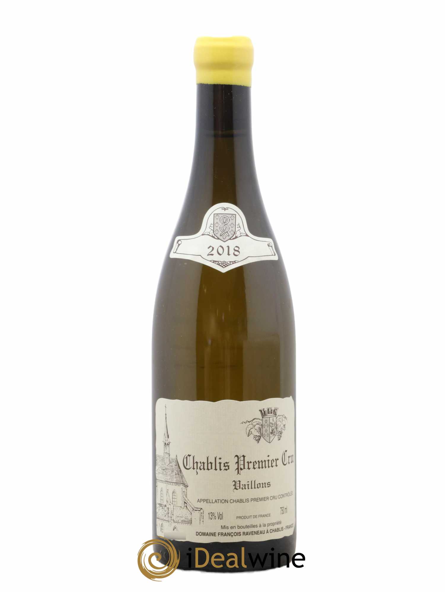 Chablis 1er Cru Vaillons Raveneau (Domaine) 2018 - Lot de 1 bouteille - 0