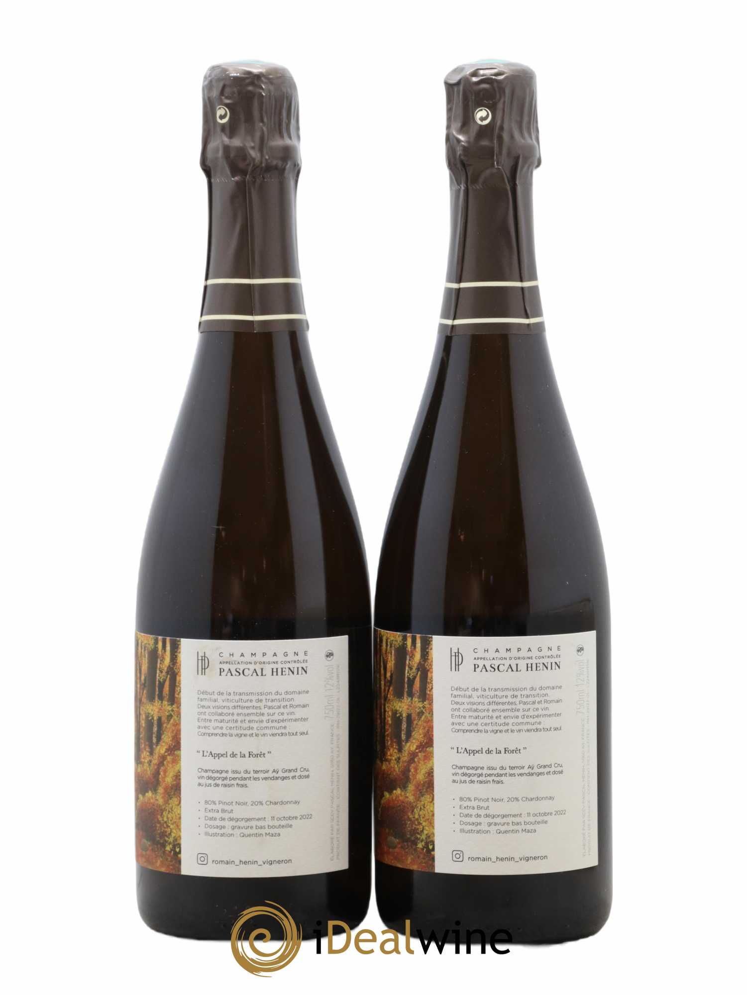 L'Appel de la Fôret Romain Henin - Lot de 2 bouteilles - 1