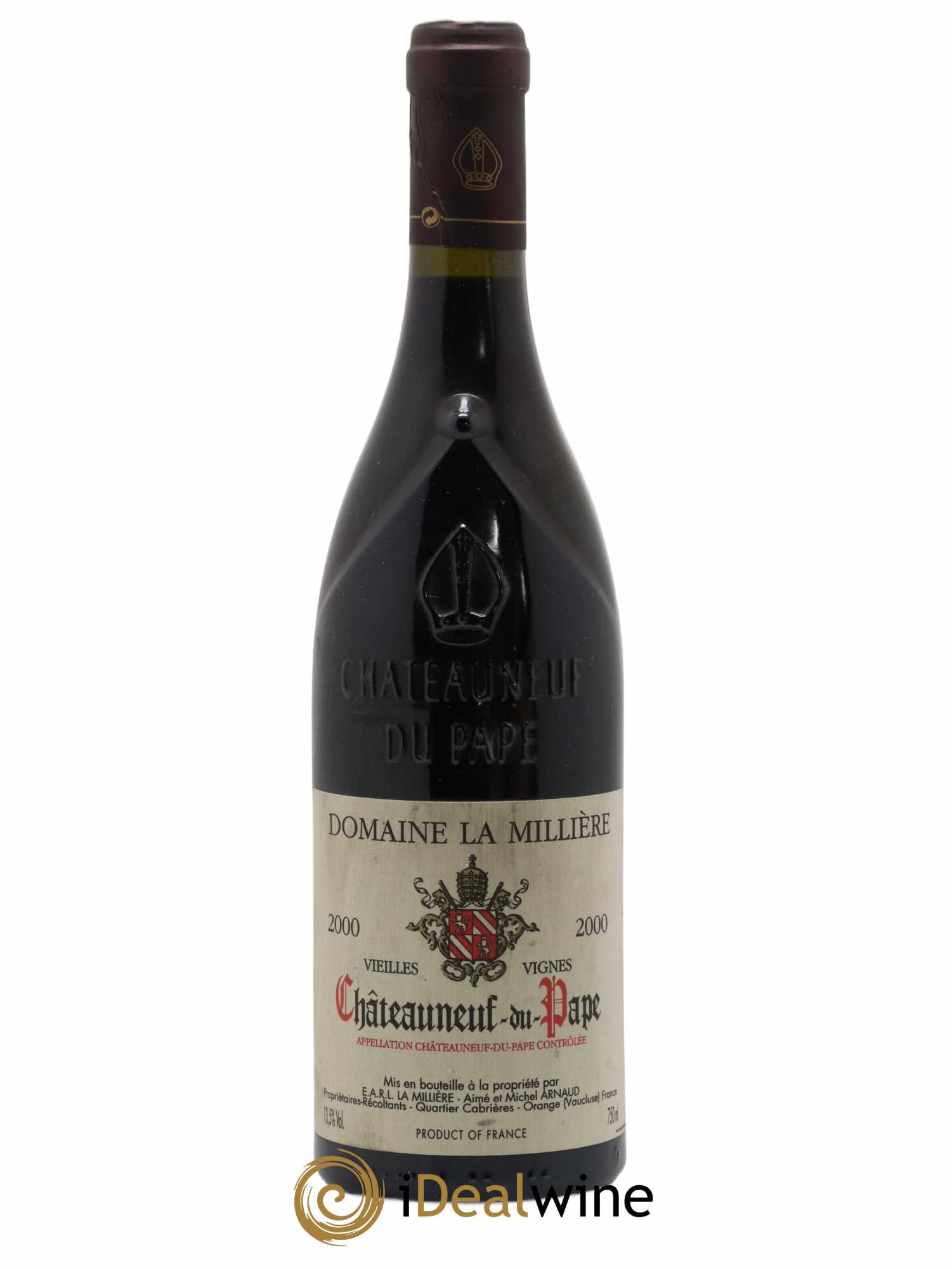 Châteauneuf-du-Pape Vieilles Vignes Domaine La Milliere 2000 - Lot de 1 bouteille - 0