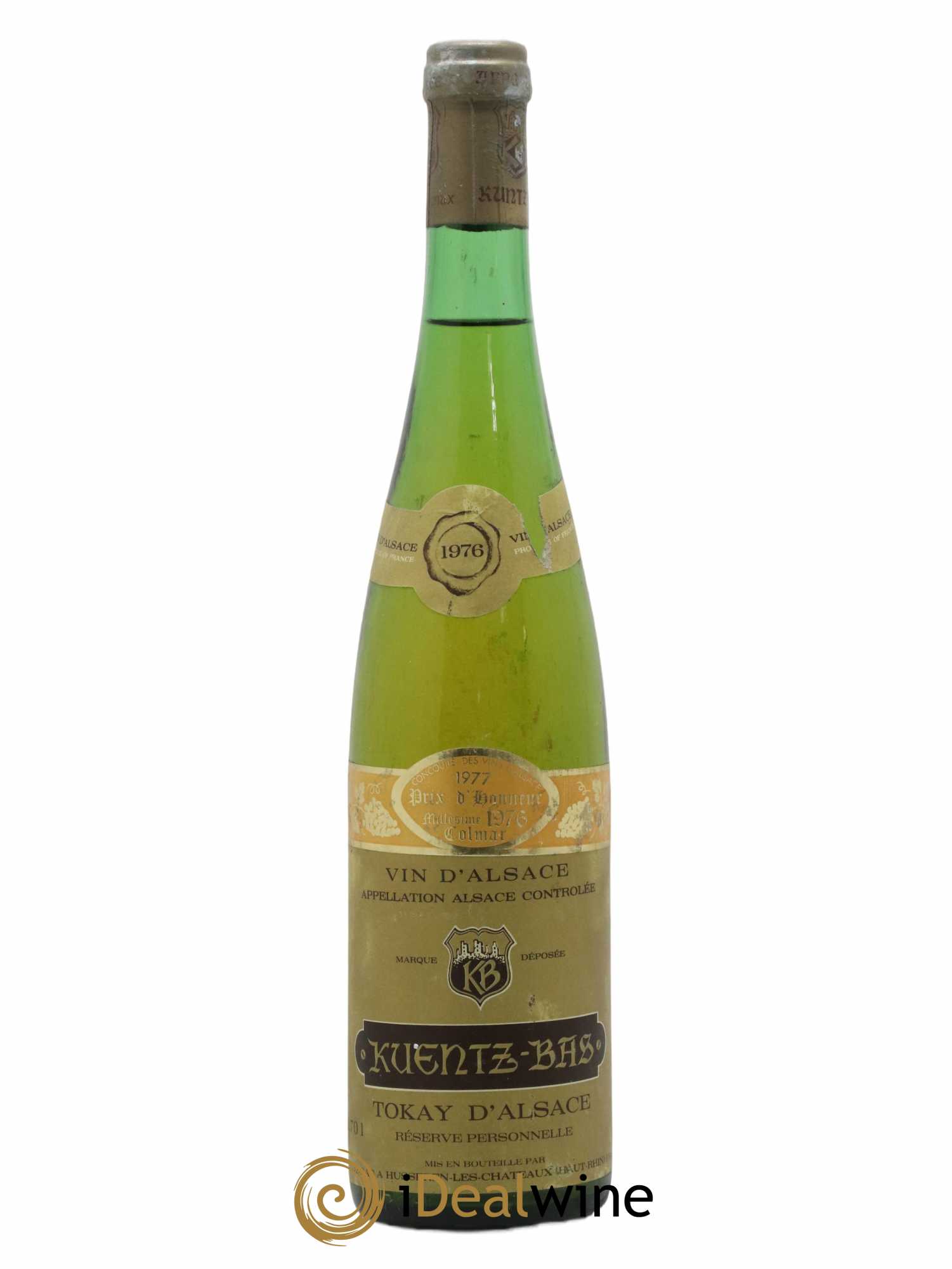 Pinot Gris Alsace Tokay Kuentz-Bas 1976 - Lot de 1 bouteille - 0