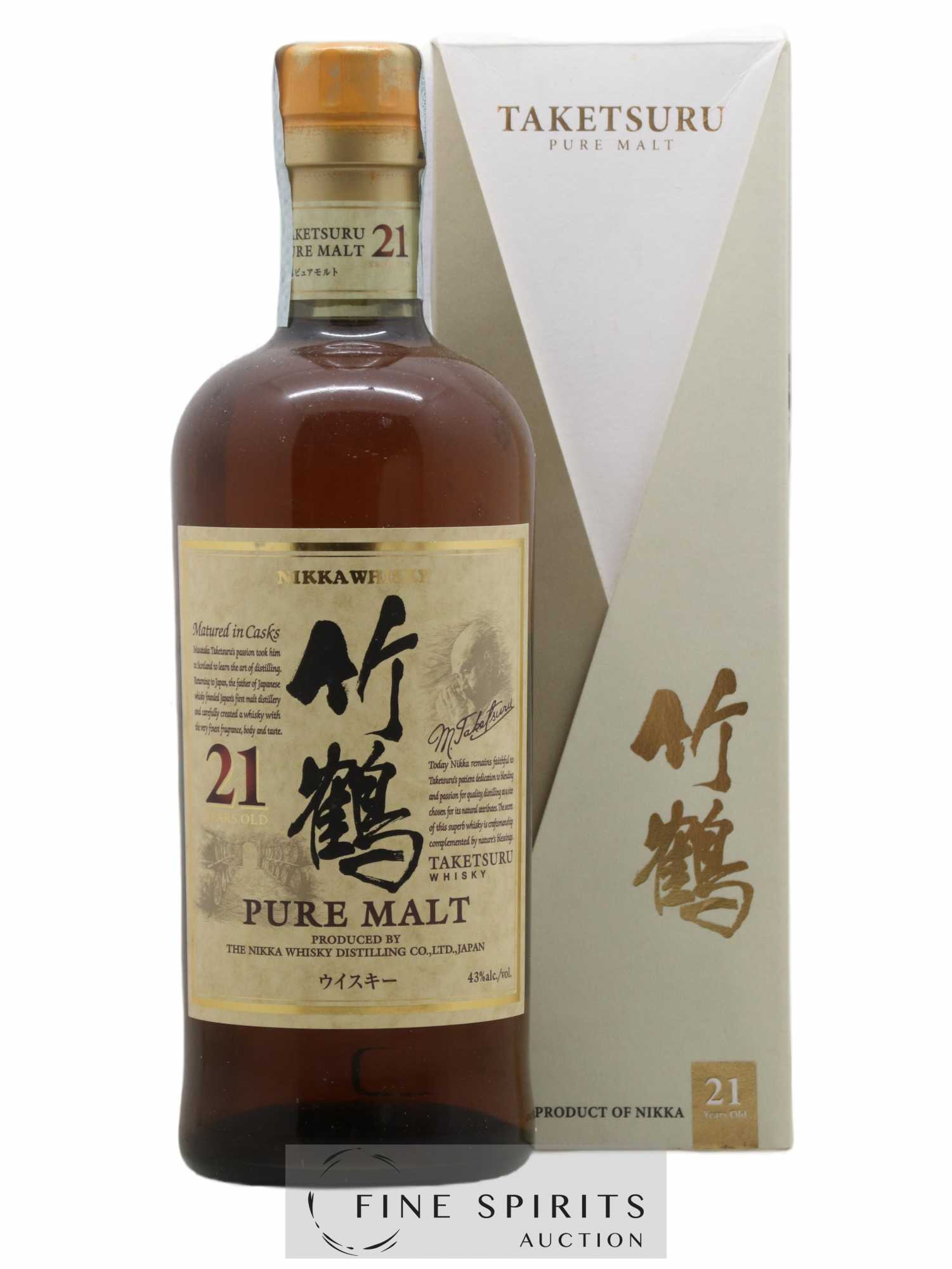 Taketsuru 21 years Of. Pure Malt Nikka Whisky - Lot de 1 bouteille - 0