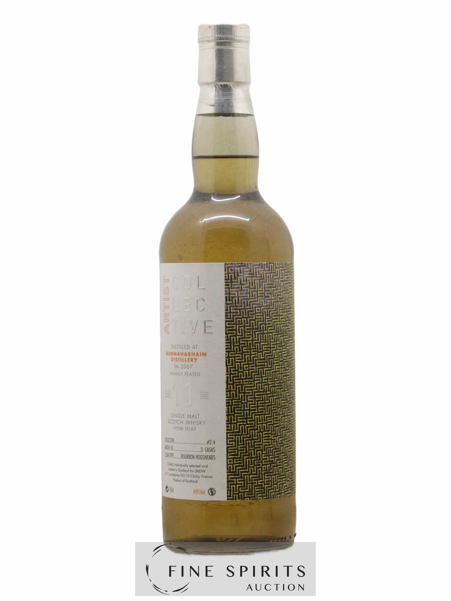 Bunnahabhain 11 years 2007 Of. Artist Collective 2.4 LMDW - Lot de 1 bouteille - 1