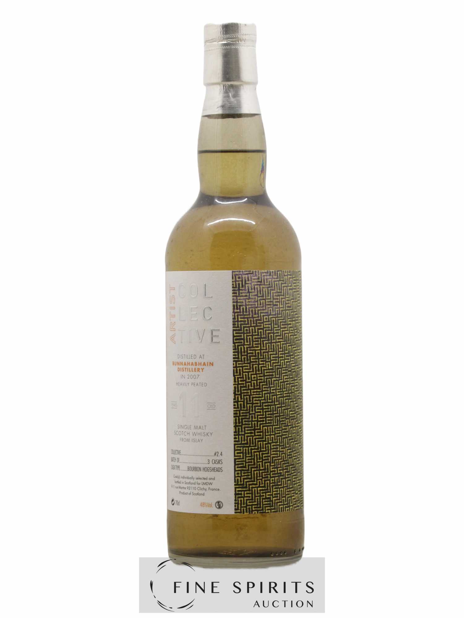 Bunnahabhain 11 years 2007 Of. Artist Collective 2.4 LMDW - Lot de 1 bouteille - 1