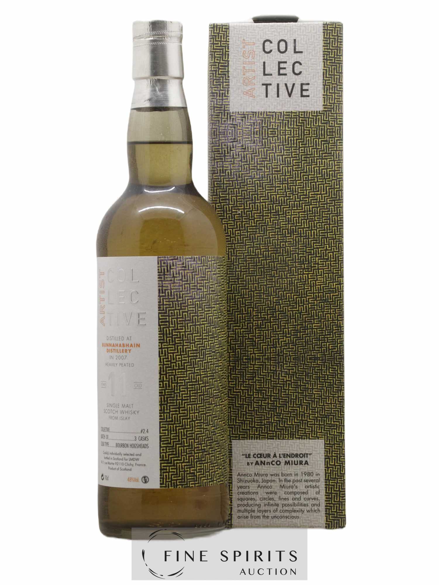 Bunnahabhain 11 years 2007 Of. Artist Collective 2.4 LMDW - Lot de 1 bouteille - 3