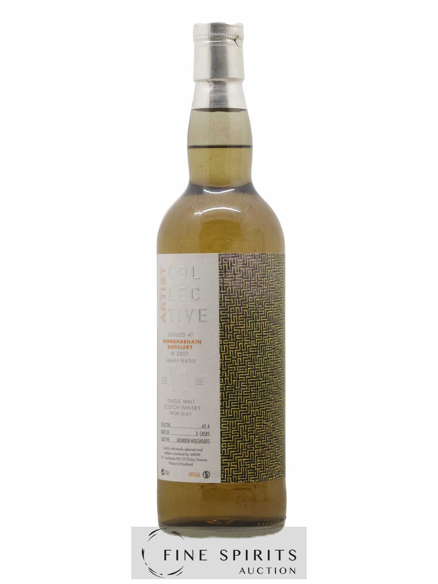 Bunnahabhain 11 years 2007 Of. Artist Collective 2.4 LMDW - Lot de 1 bouteille - 1
