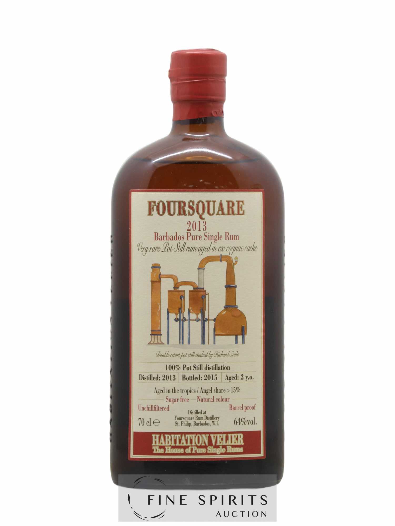 Foursquare 2 years 2013 Velier bottled 2015 Habitation Velier - Posten von 1 Flasche - 1