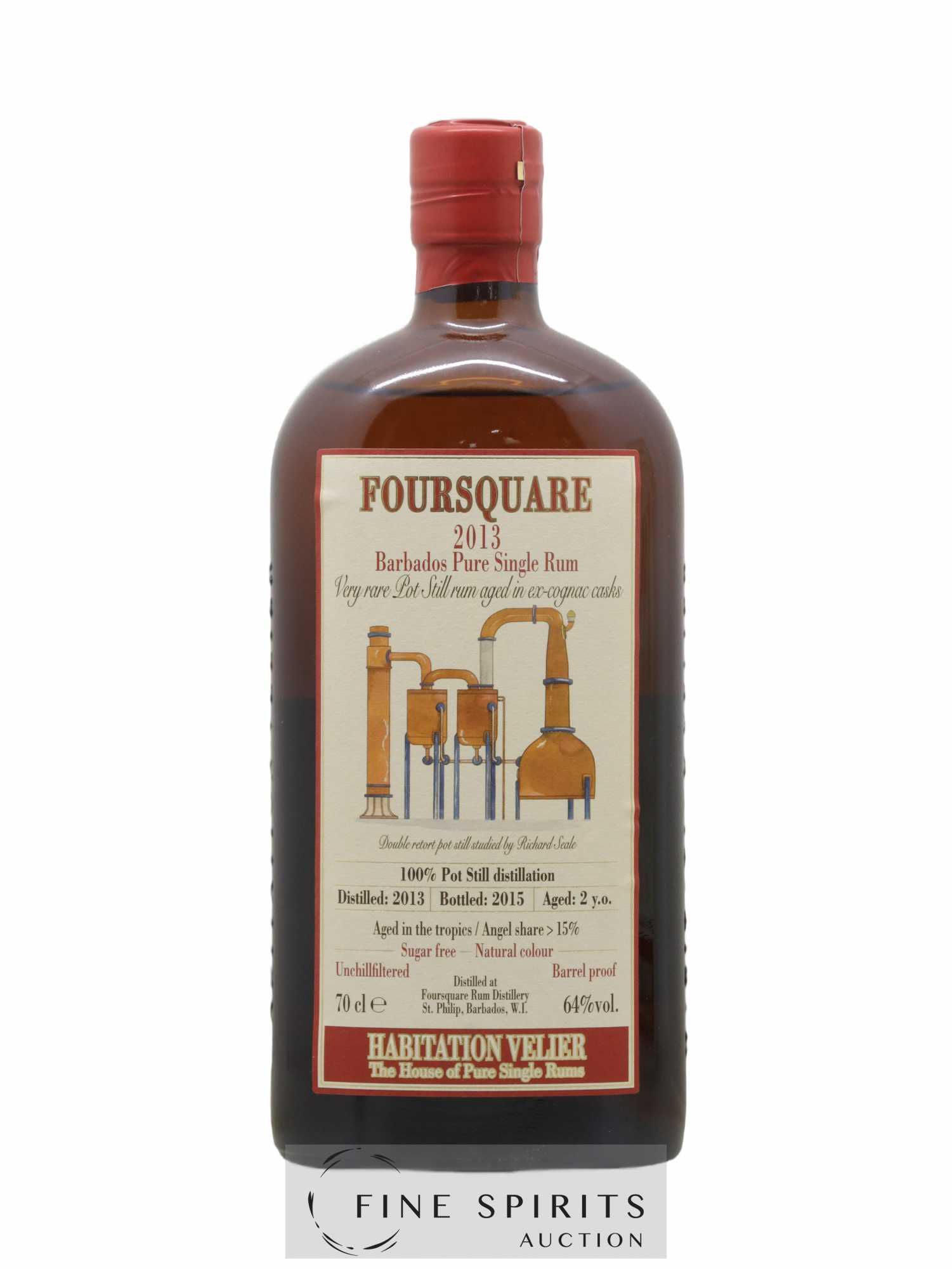 Foursquare 2 years 2013 Velier bottled 2015 Habitation Velier - Lot of 1 bottle - 1