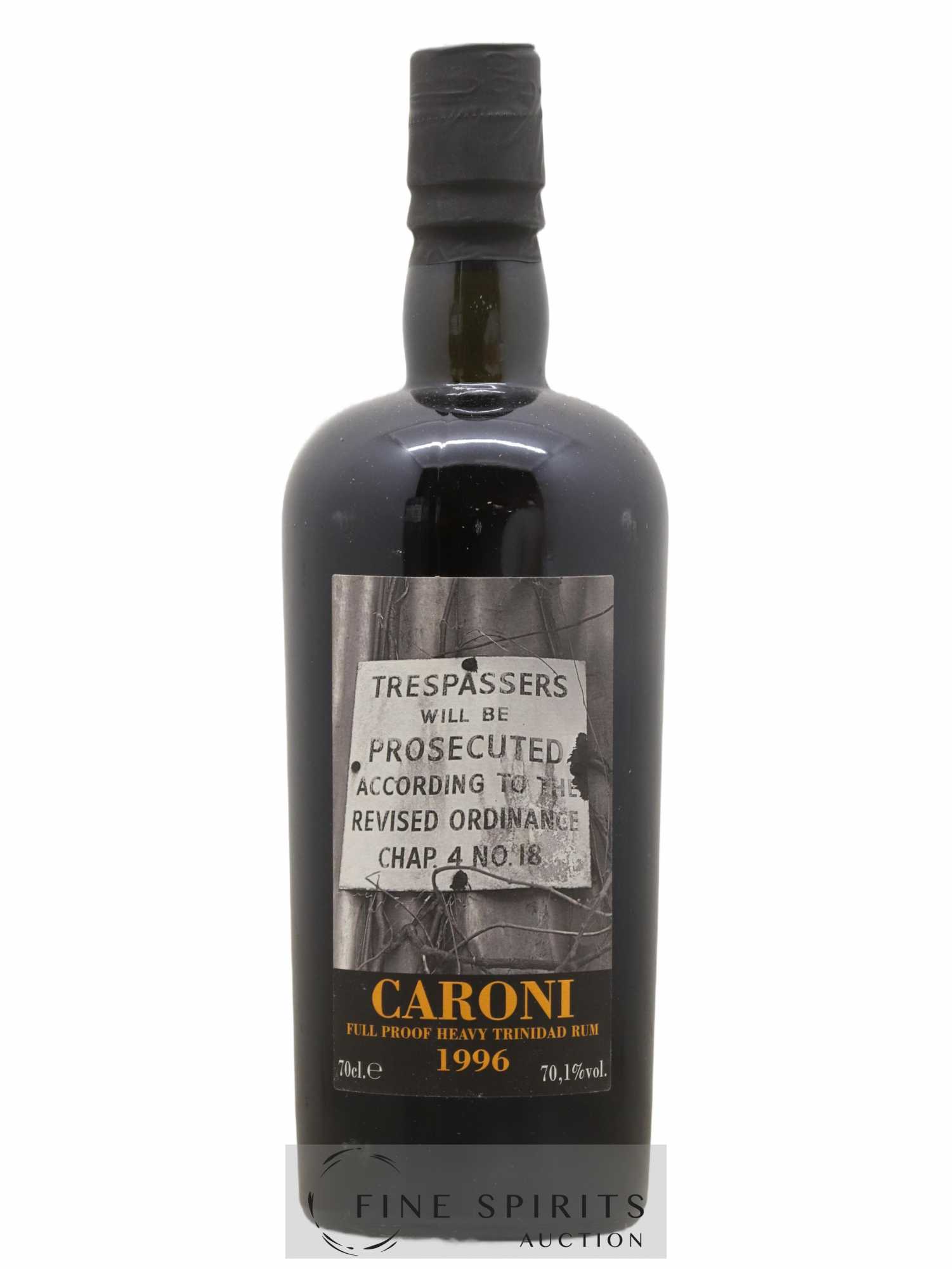 Caroni 20 years 1996 Velier Trespassers 35th Release - 3038 bottles - bottled 2016 Full Proof - Lot de 1 bouteille - 1