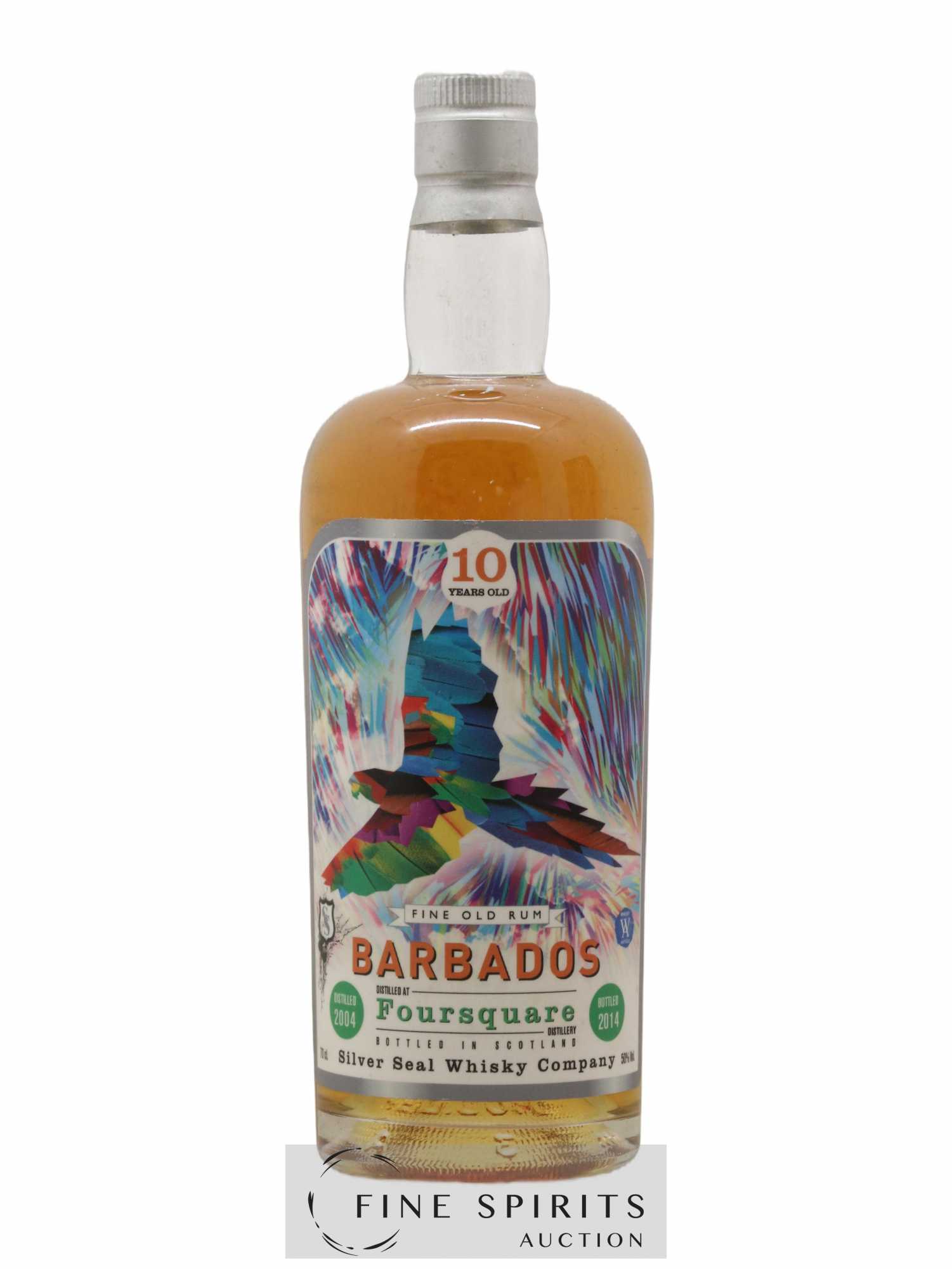 Foursquare 10 years 2004 Silver Seal Whisky Company Cask n°9 - One of 330 - bottled 2014 - Lotto di 1 bottiglia - 1