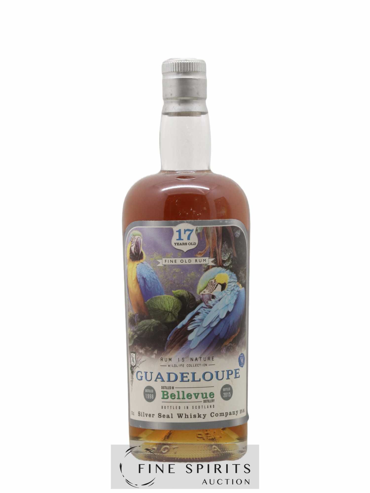 Bellevue 17 years 1998 Silver Seal Whisky Company Cask n°43 - One of 270 - bottled 2015 Wildlife Collect - Lot de 1 bouteille - 1