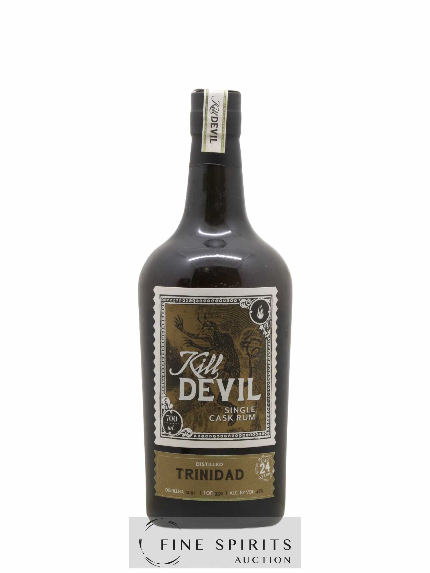 Kill Devil 24 years 1991 Edition Spirits One of 350 - Lot de 1 bouteille - 1